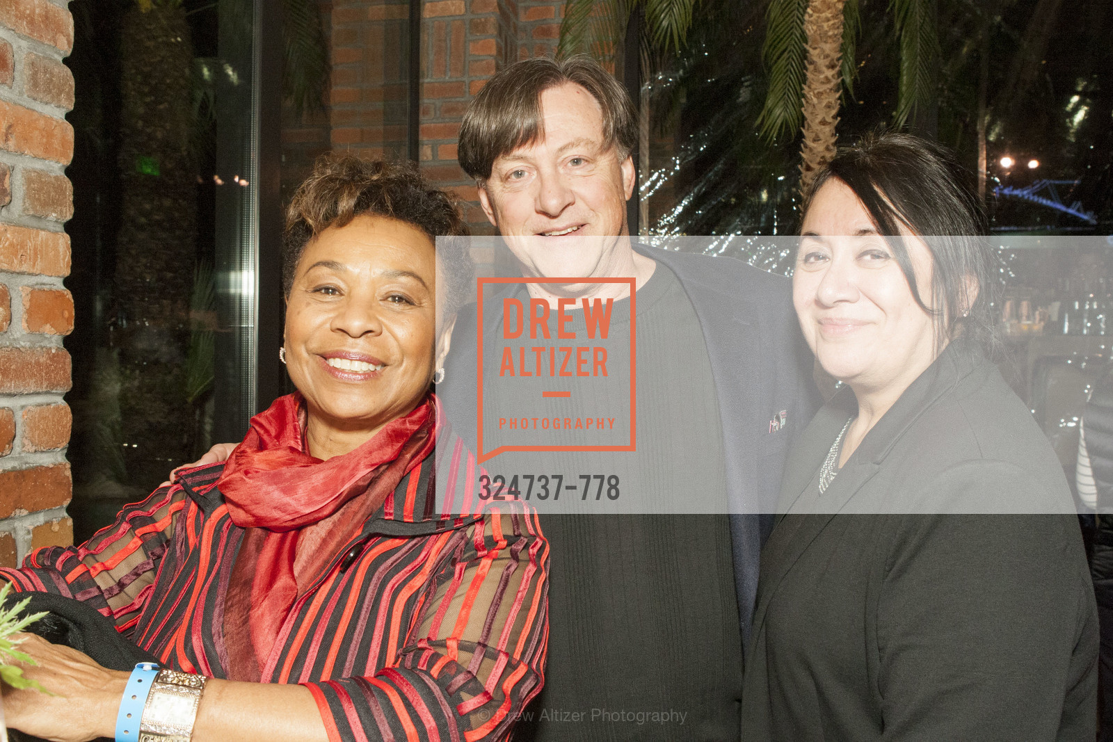Barbara Lee, Liz Valdez, The Bay Lights Grand Relighting Celebration, Epic Steakhouse. 369 The Embarcadero, January 29th, 2016,Drew Altizer, Drew Altizer Photography, full-service agency, private events, San Francisco photographer, photographer california