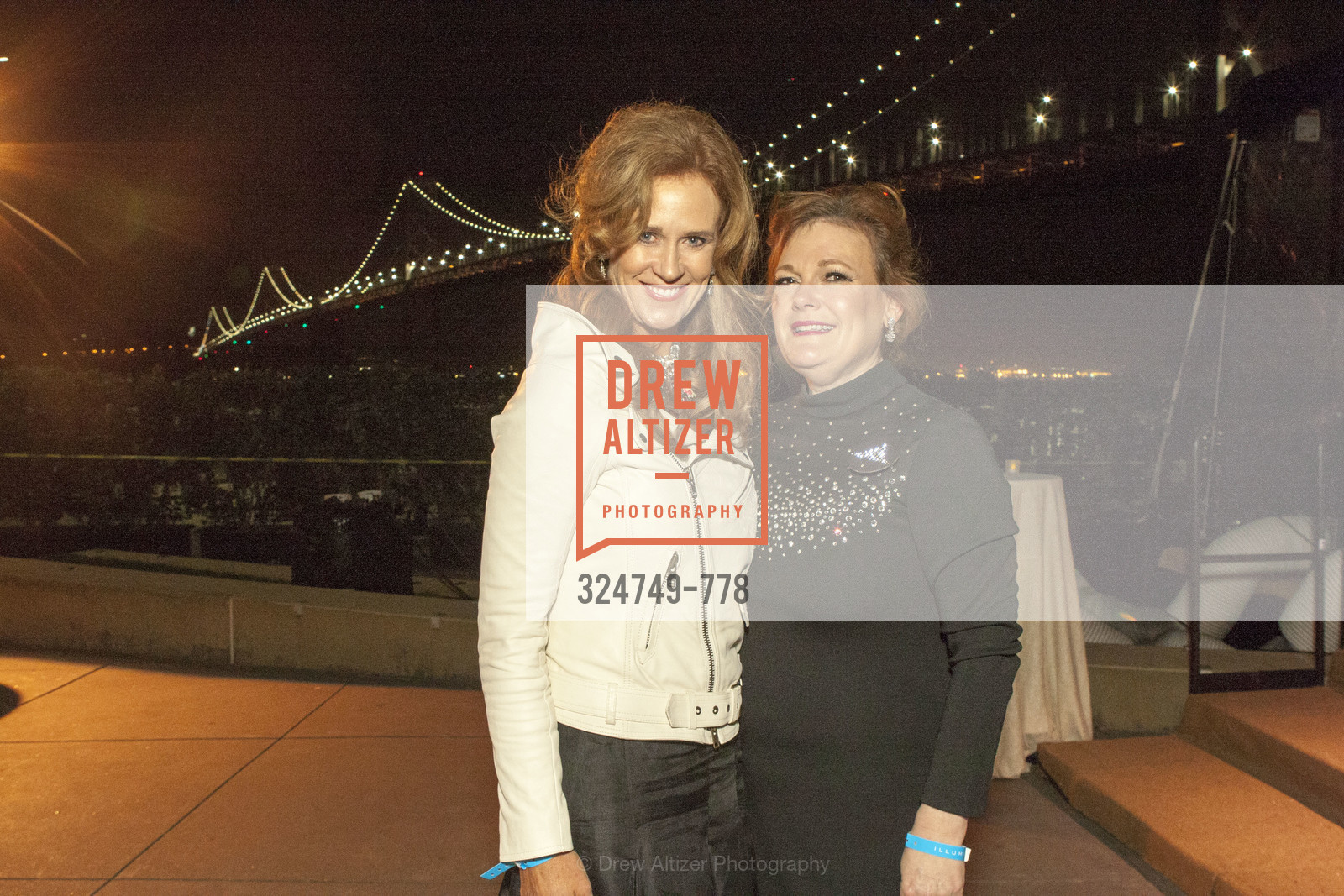 Brenda Jewett, Jennifer Raiser, The Bay Lights Grand Relighting Celebration, Epic Steakhouse. 369 The Embarcadero, January 29th, 2016,Drew Altizer, Drew Altizer Photography, full-service agency, private events, San Francisco photographer, photographer california