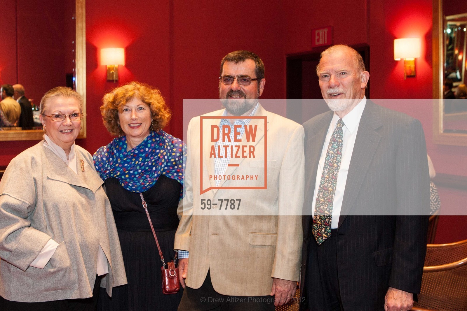 Donna Blacker, Mary Sue Bizzarri, Maurice Bizzarri, Nordin Blacker, MEROLA Distinguished Alumni Award Ceremony for Susan Graham, US, July 14th, 2012, Photo #59-7787 Donna Blacker, Mary Sue Bizzarri, Maurice Bizzarri, Nordin Blacker, Photo #59-7787