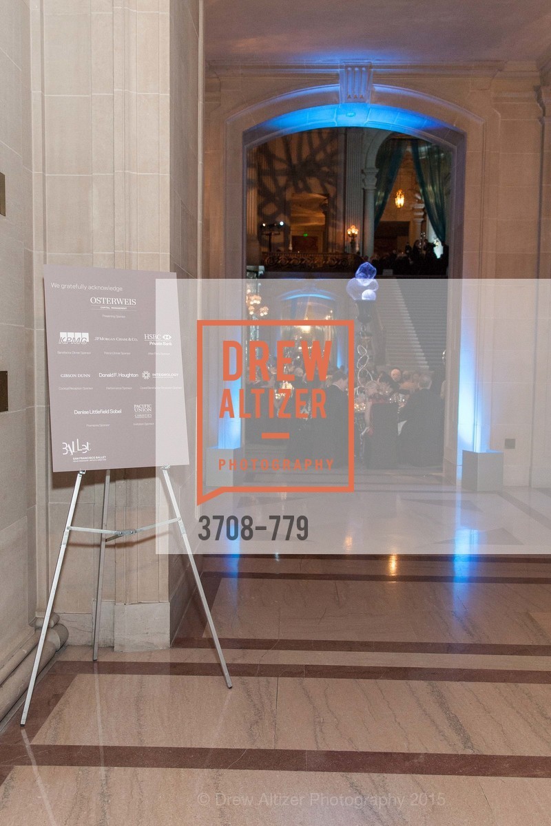 Atmosphere, San Francisco Ballet 2015 Opening Night Gala, San Francisco City Hall. 1 Dr Carlton B Goodlett Pl, January 22nd, 2015,Drew Altizer, Drew Altizer Photography, full-service agency, private events, San Francisco photographer, photographer california