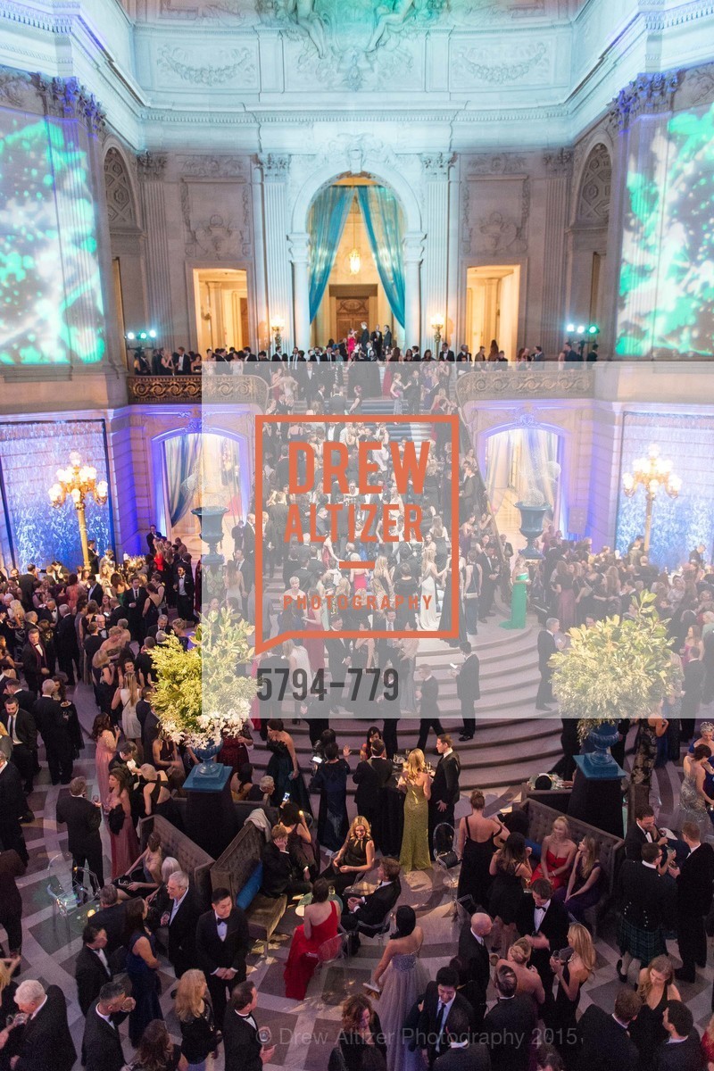 Atmosphere, San Francisco Ballet 2015 Opening Night Gala, San Francisco City Hall. 1 Dr Carlton B Goodlett Pl, January 22nd, 2015,Drew Altizer, Drew Altizer Photography, full-service event agency, private events, San Francisco photographer, photographer California