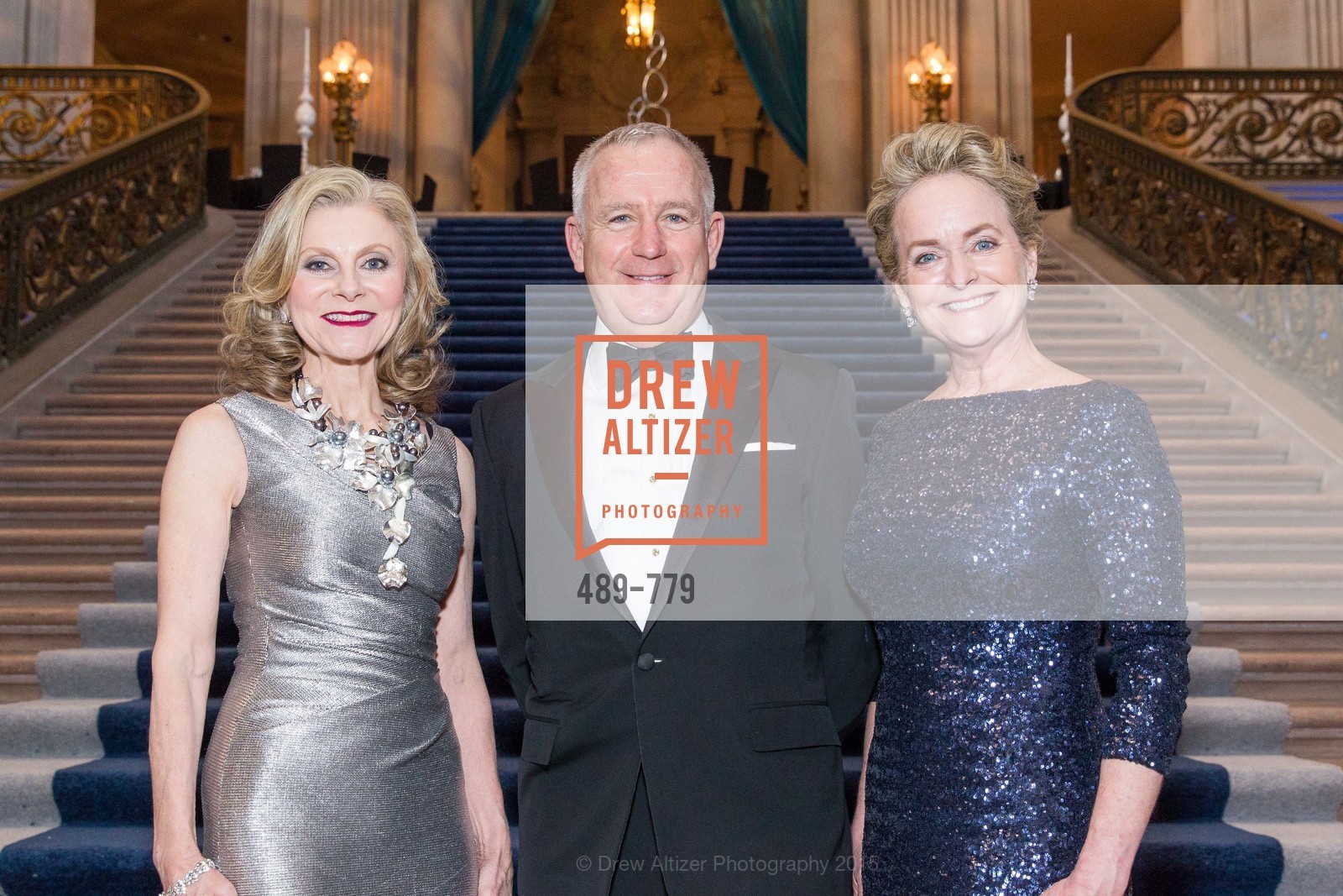 Patti Rock, Glenn McCoy, Shelby Strudwick, San Francisco Ballet 2015 Opening Night Gala, San Francisco City Hall. 1 Dr Carlton B Goodlett Pl, January 22nd, 2015,Drew Altizer, Drew Altizer Photography, full-service agency, private events, San Francisco photographer, photographer california