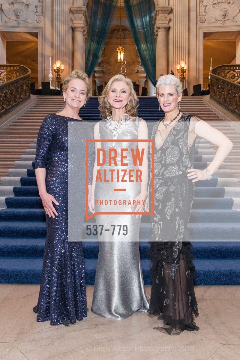 Shelby Strudwick, Patti Rock, Marie Hurabiell, San Francisco Ballet 2015 Opening Night Gala, San Francisco City Hall. 1 Dr Carlton B Goodlett Pl, January 22nd, 2015,Drew Altizer, Drew Altizer Photography, full-service agency, private events, San Francisco photographer, photographer california