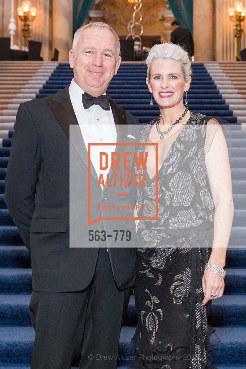 Glenn McCoy, Marie Hurabiell, San Francisco Ballet 2015 Opening Night Gala, San Francisco City Hall. 1 Dr Carlton B Goodlett Pl, January 22nd, 2015, Photo #563-779 Glenn McCoy, Marie Hurabiell, Photo #563-779