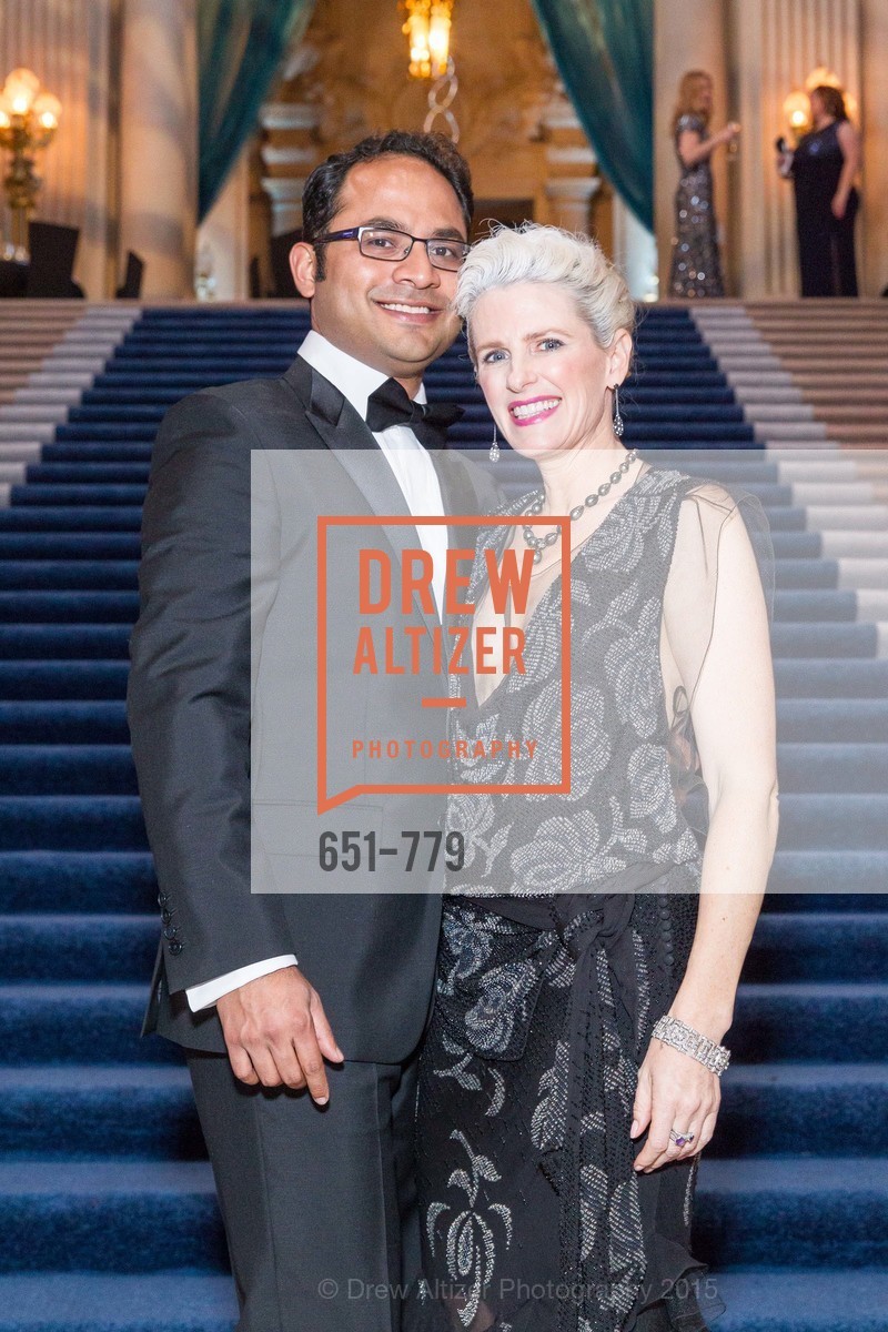 Mainul Mondal, Marie Hurabiell, San Francisco Ballet 2015 Opening Night Gala, San Francisco City Hall. 1 Dr Carlton B Goodlett Pl, January 22nd, 2015, Photo #651-779 Mainul Mondal, Marie Hurabiell, Photo #651-779