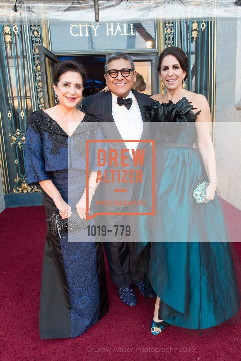 Lily Samii, Riccardo Benavides, Lisa Grotts, San Francisco Ballet 2015 Opening Night Gala, San Francisco City Hall. 1 Dr Carlton B Goodlett Pl, January 22nd, 2015,Drew Altizer, Drew Altizer Photography, full-service agency, private events, San Francisco photographer, photographer california