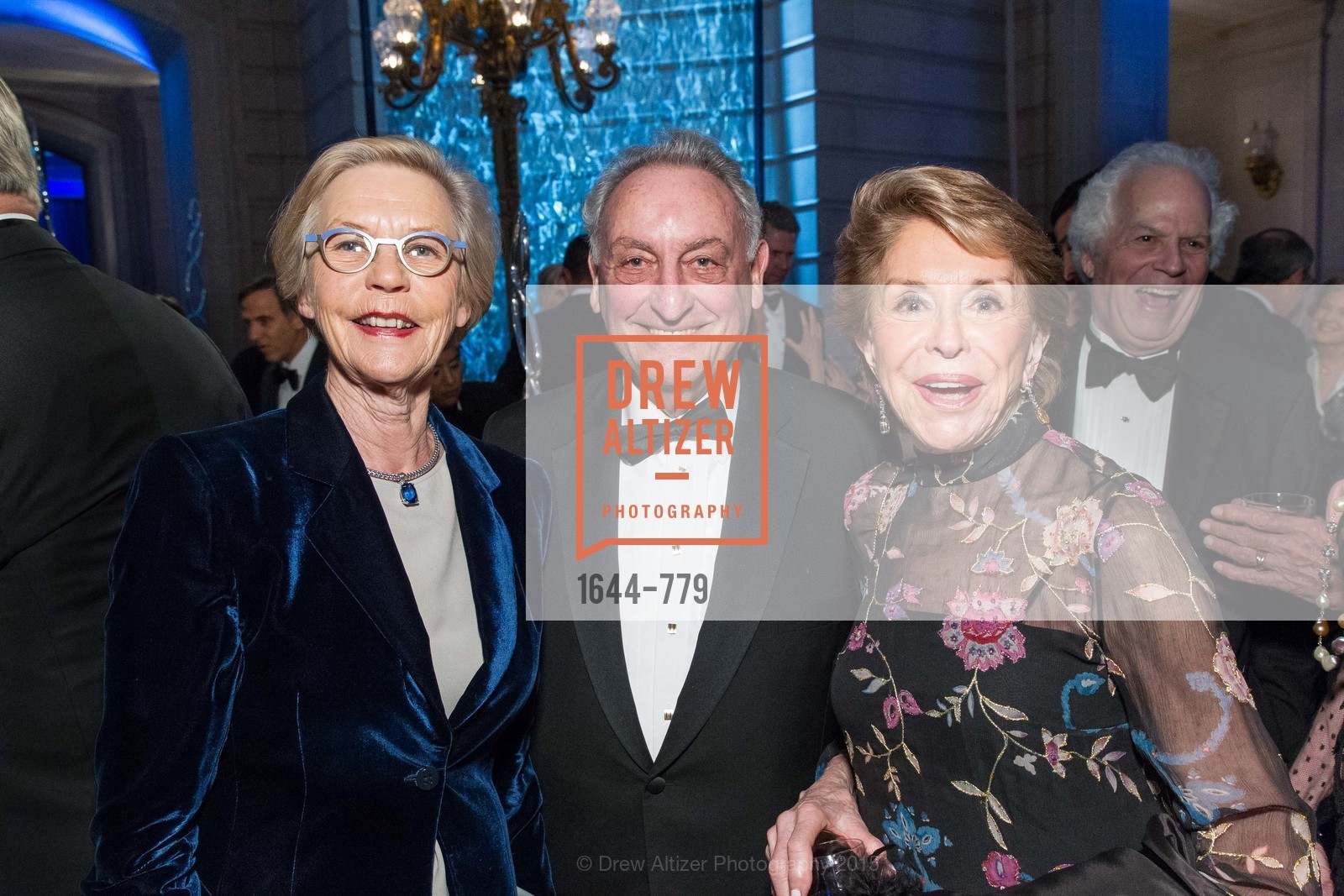 Barbro Osher, Sandy Weill, Joan Weill, San Francisco Ballet 2015 Opening Night Gala, San Francisco City Hall. 1 Dr Carlton B Goodlett Pl, January 22nd, 2015,Drew Altizer, Drew Altizer Photography, full-service agency, private events, San Francisco photographer, photographer california