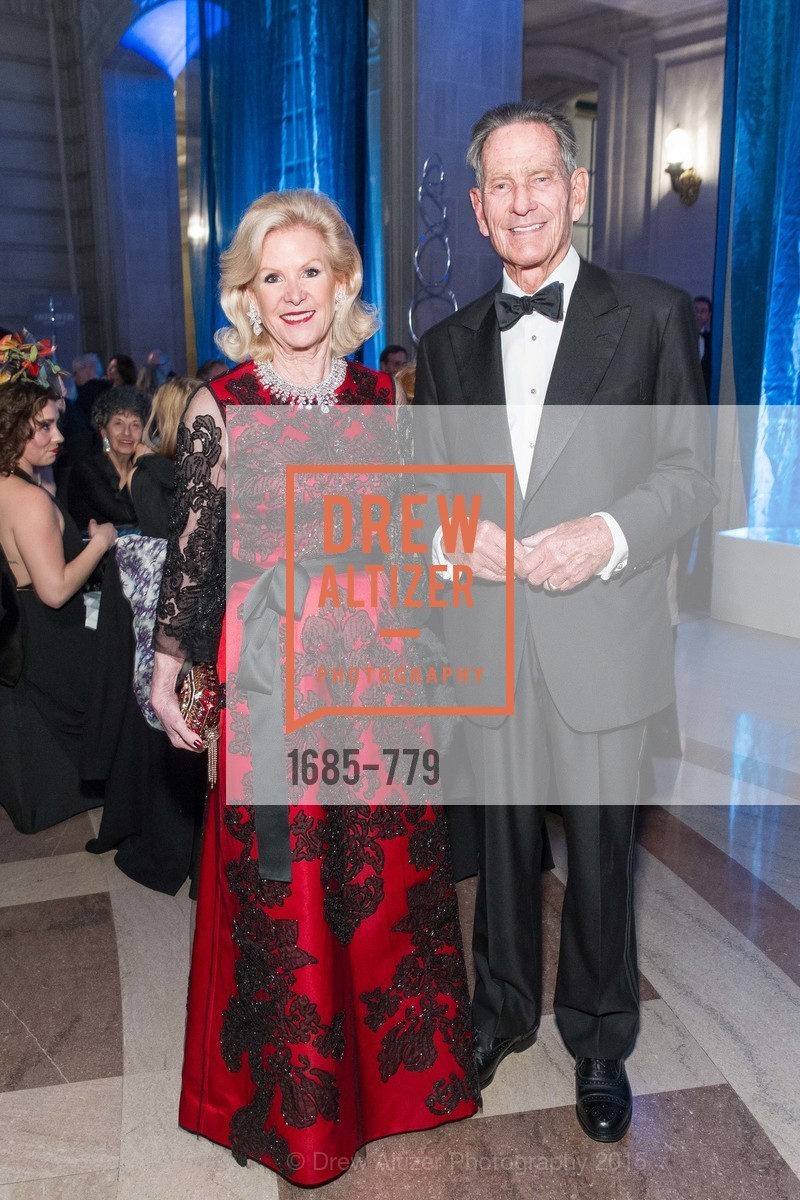 Dede Wilsey, Charles DeGuigne, San Francisco Ballet 2015 Opening Night Gala, San Francisco City Hall. 1 Dr Carlton B Goodlett Pl, January 22nd, 2015, Photo #1685-779 Dede Wilsey, Charles DeGuigne, Photo #1685-779