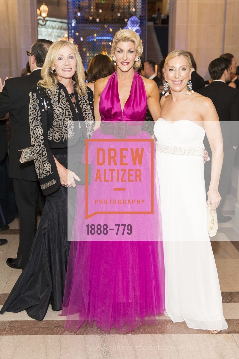 Rosemary Baker, Karen Caldwell, Betsy Linder, San Francisco Ballet 2015 Opening Night Gala, San Francisco City Hall. 1 Dr Carlton B Goodlett Pl, January 22nd, 2015, Photo #1888-779 Rosemary Baker, Karen Caldwell, Betsy Linder, Photo #1888-779