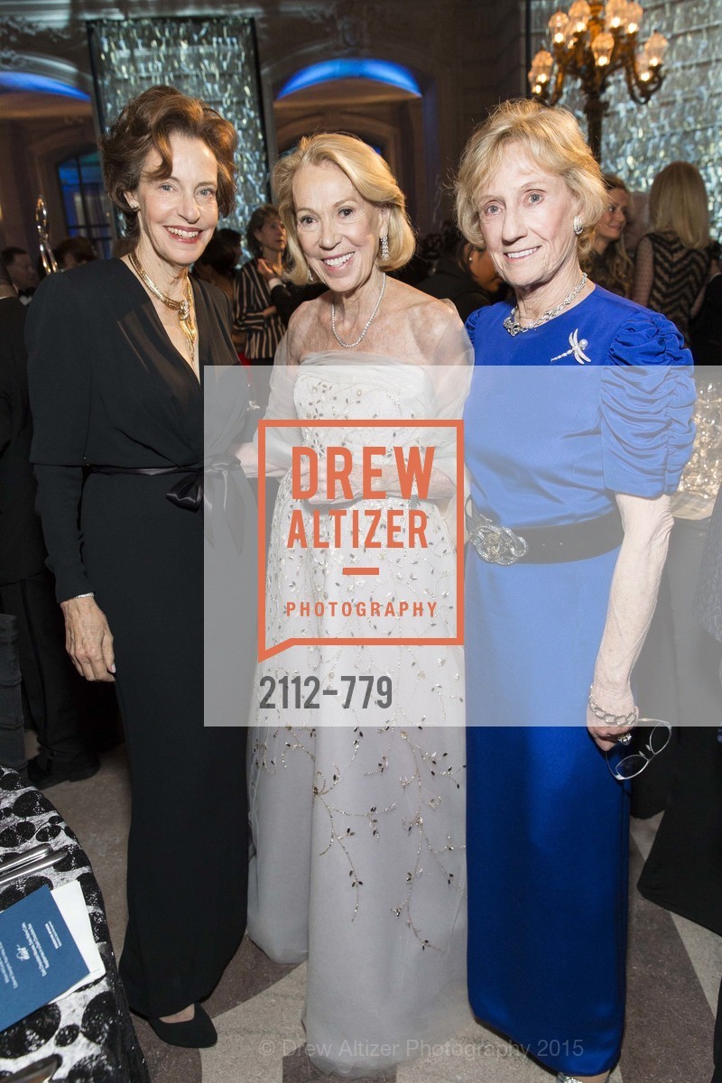 Barbara George, Charlotte Shultz, Nancy Bechtle, San Francisco Ballet 2015 Opening Night Gala, San Francisco City Hall. 1 Dr Carlton B Goodlett Pl, January 22nd, 2015,Drew Altizer, Drew Altizer Photography, full-service agency, private events, San Francisco photographer, photographer california