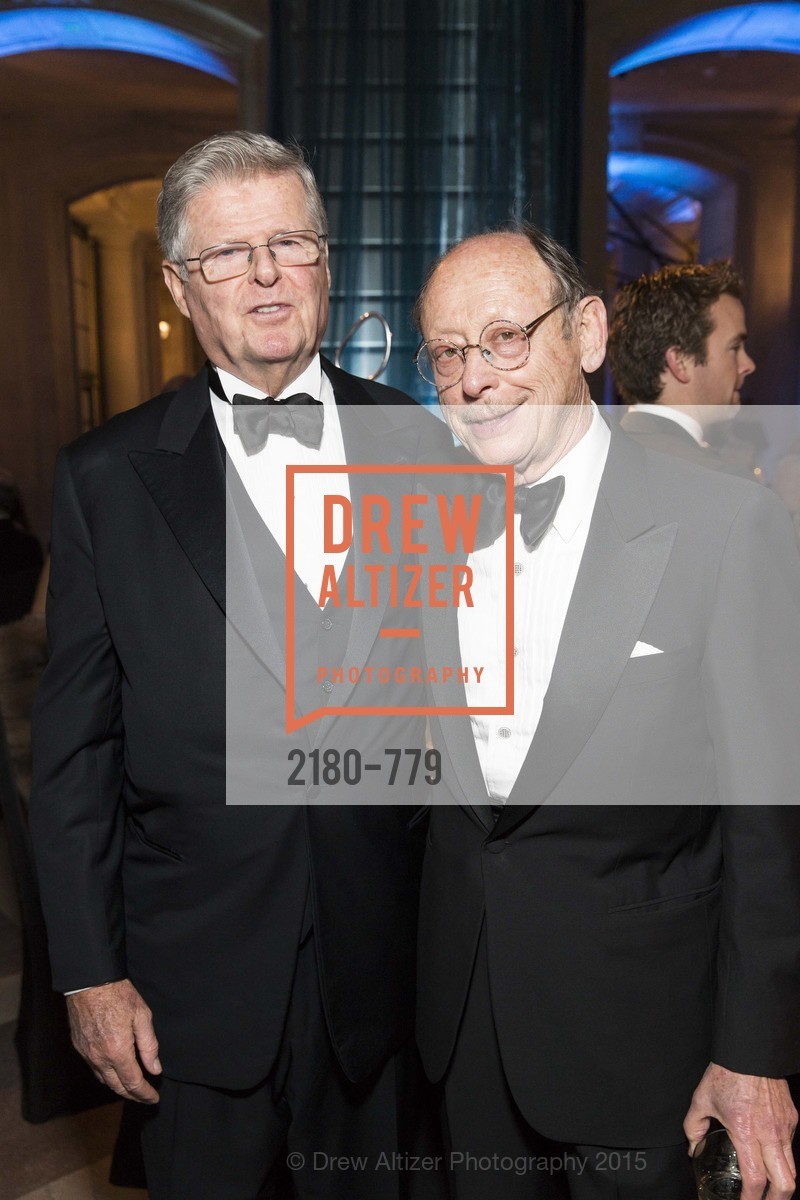 Richard Barker, Bernard Osher, San Francisco Ballet 2015 Opening Night Gala, San Francisco City Hall. 1 Dr Carlton B Goodlett Pl, January 22nd, 2015, Photo #2180-779 Richard Barker, Bernard Osher, Photo #2180-779