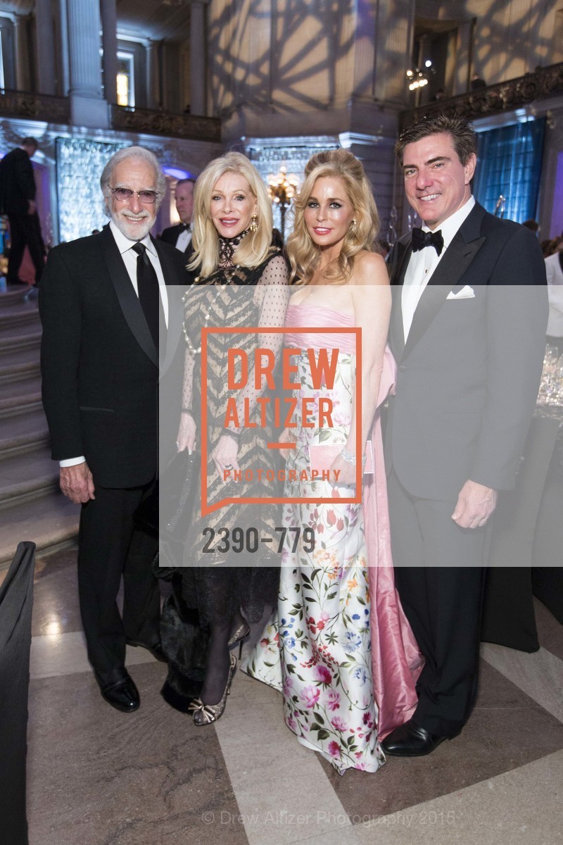 Ted Deikel, Pamala Deikel, Paula Carano, Bandel Carano, San Francisco Ballet 2015 Opening Night Gala, San Francisco City Hall. 1 Dr Carlton B Goodlett Pl, January 22nd, 2015,Drew Altizer, Drew Altizer Photography, full-service agency, private events, San Francisco photographer, photographer california
