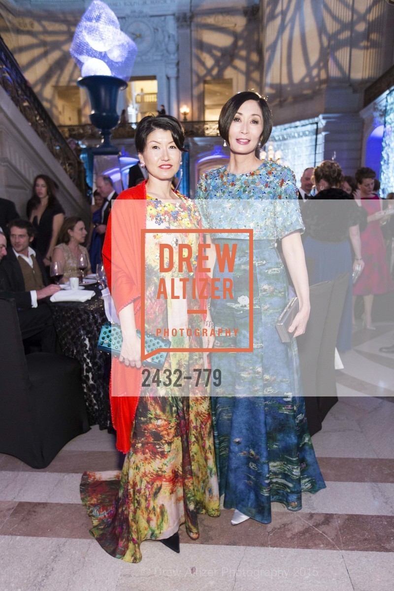Akiko Yamazaki, Yurie Pascarella, San Francisco Ballet 2015 Opening Night Gala, San Francisco City Hall. 1 Dr Carlton B Goodlett Pl, January 22nd, 2015, Photo #2432-779 Akiko Yamazaki, Yurie Pascarella, Photo #2432-779