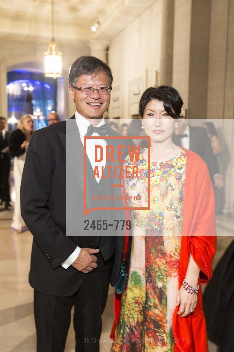 Jerry Yang, Akiko Yamazaki, San Francisco Ballet 2015 Opening Night Gala, San Francisco City Hall. 1 Dr Carlton B Goodlett Pl, January 22nd, 2015, Photo #2465-779 Jerry Yang, Akiko Yamazaki, Photo #2465-779
