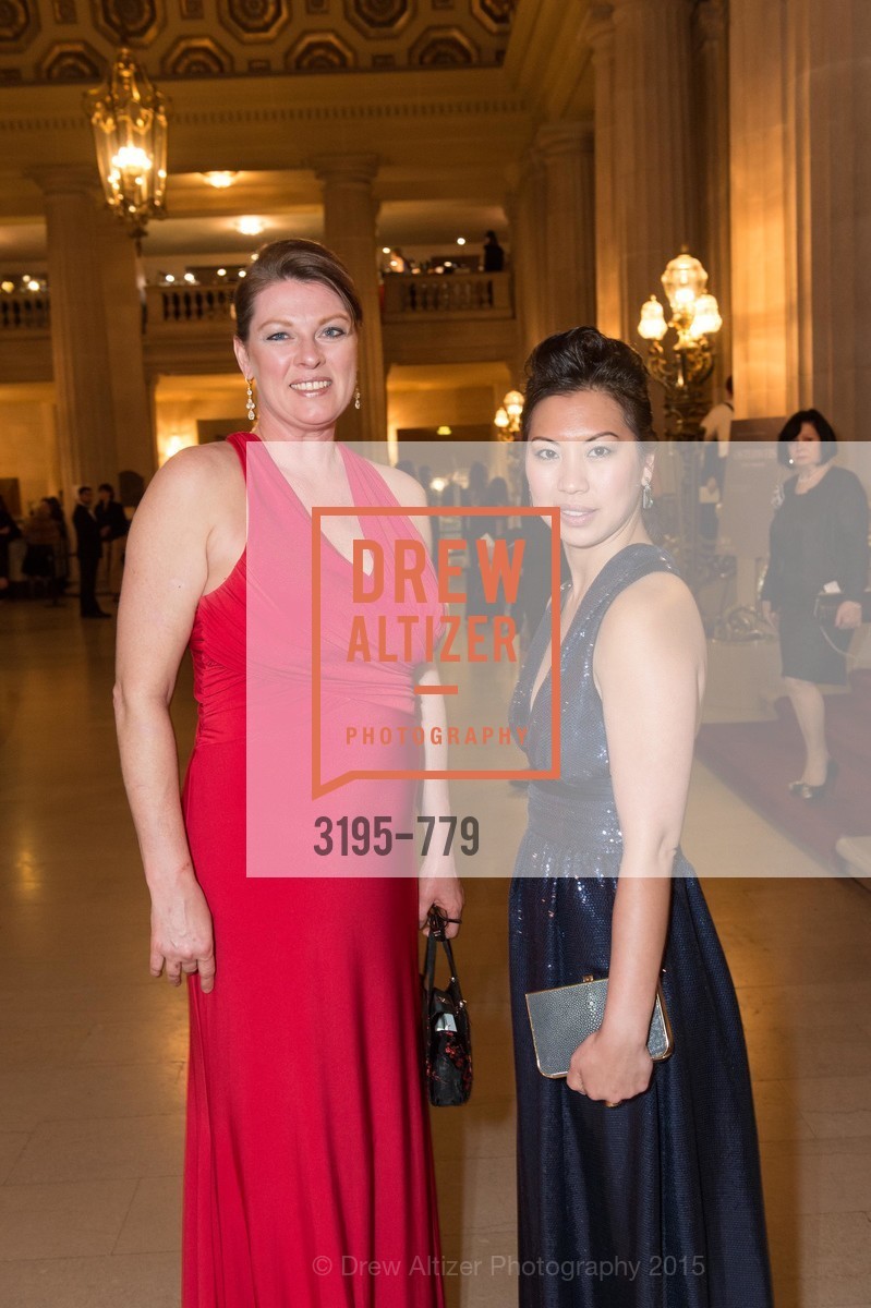 Tracy Freeman, Becky Trine, San Francisco Ballet 2015 Opening Night Gala, San Francisco City Hall. 1 Dr Carlton B Goodlett Pl, January 22nd, 2015, Photo #3195-779 Tracy Freeman, Becky Trine, Photo #3195-779
