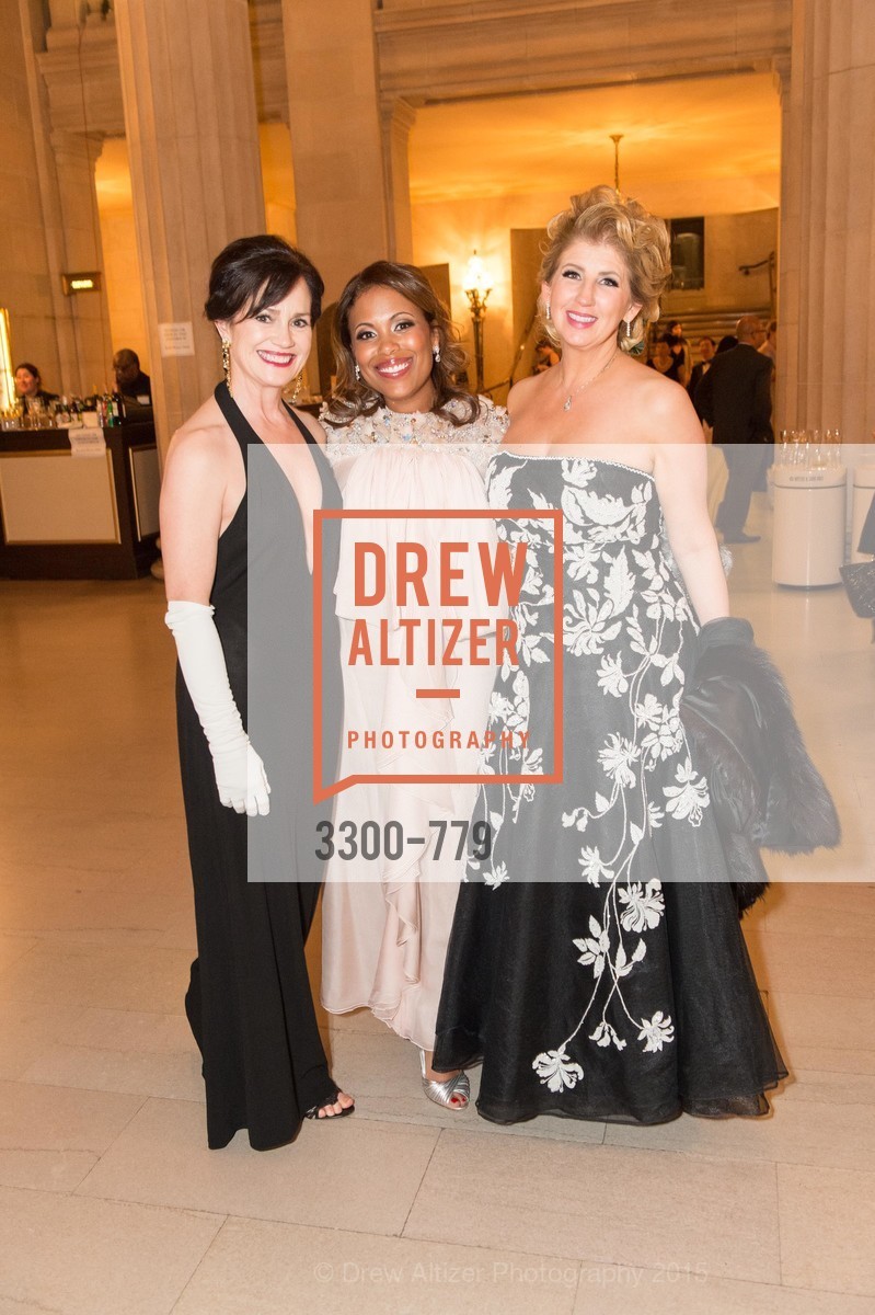 D'Anne Singleton, Laura Miller, Roberta Economidis, San Francisco Ballet 2015 Opening Night Gala, San Francisco City Hall. 1 Dr Carlton B Goodlett Pl, January 22nd, 2015,Drew Altizer, Drew Altizer Photography, full-service agency, private events, San Francisco photographer, photographer california