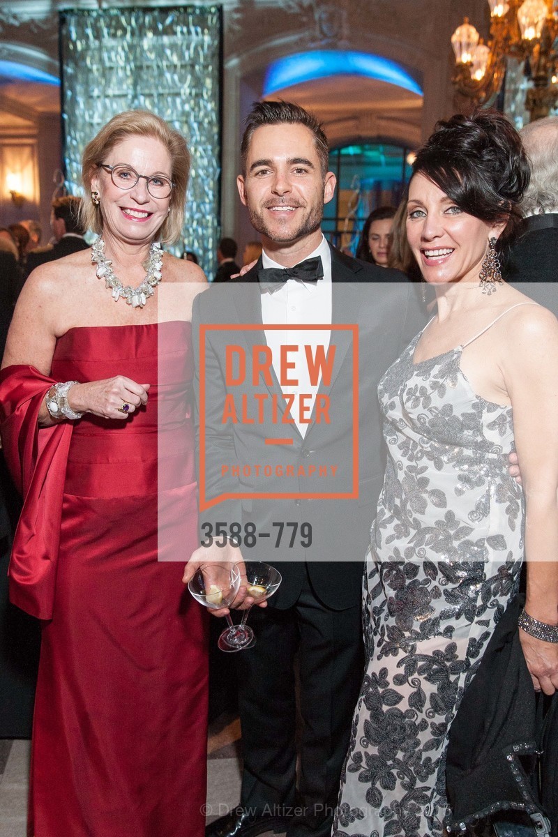 Sonia Evers, Ross Rayburn, Deborah Taylor, San Francisco Ballet 2015 Opening Night Gala, San Francisco City Hall. 1 Dr Carlton B Goodlett Pl, January 22nd, 2015, Photo #3588-779 Sonia Evers, Ross Rayburn, Deborah Taylor, Photo #3588-779