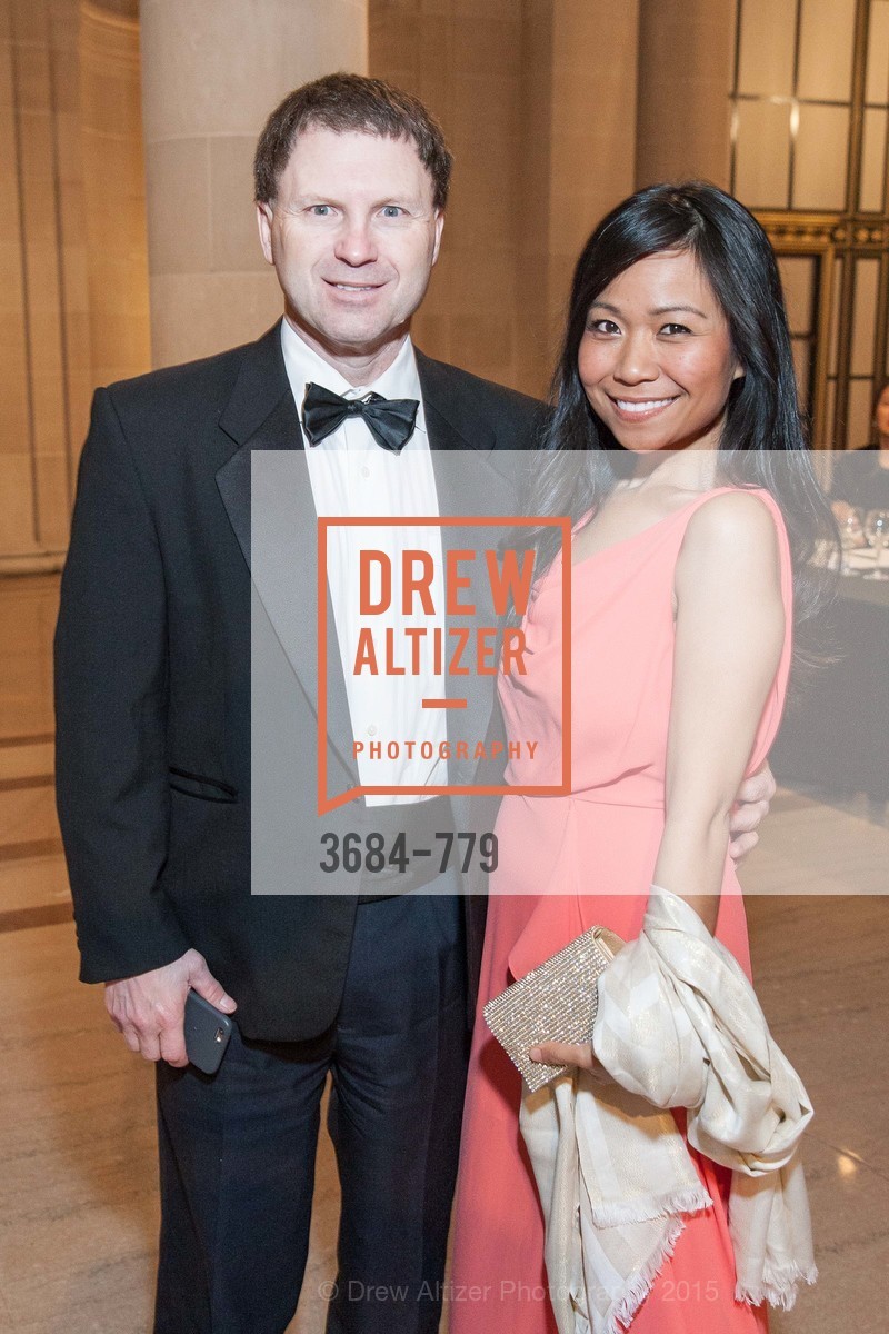 Roger Royce, May Chow, San Francisco Ballet 2015 Opening Night Gala, San Francisco City Hall. 1 Dr Carlton B Goodlett Pl, January 22nd, 2015,Drew Altizer, Drew Altizer Photography, full-service agency, private events, San Francisco photographer, photographer california
