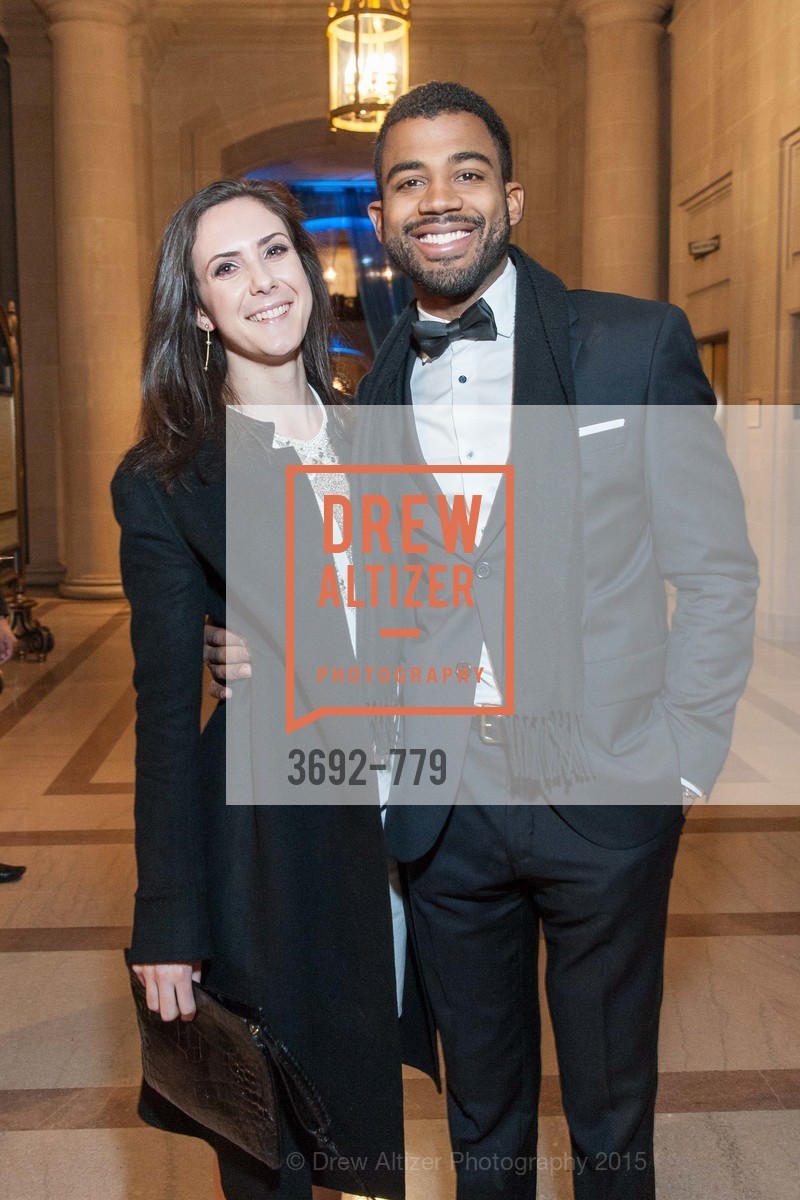 Ariane Fisher, Maxwell Hawes, San Francisco Ballet 2015 Opening Night Gala, San Francisco City Hall. 1 Dr Carlton B Goodlett Pl, January 22nd, 2015, Photo #3692-779 Ariane Fisher, Maxwell Hawes, Photo #3692-779