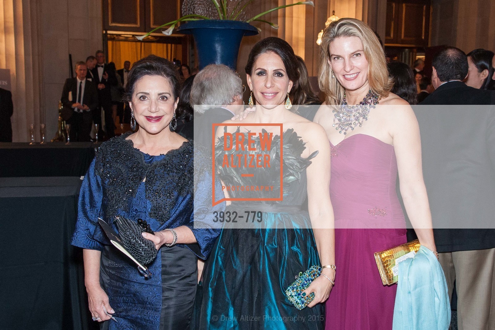 Lily Samii, Lisa Grotts, Mindy Henderson, San Francisco Ballet 2015 Opening Night Gala, San Francisco City Hall. 1 Dr Carlton B Goodlett Pl, January 22nd, 2015,Drew Altizer, Drew Altizer Photography, full-service agency, private events, San Francisco photographer, photographer california