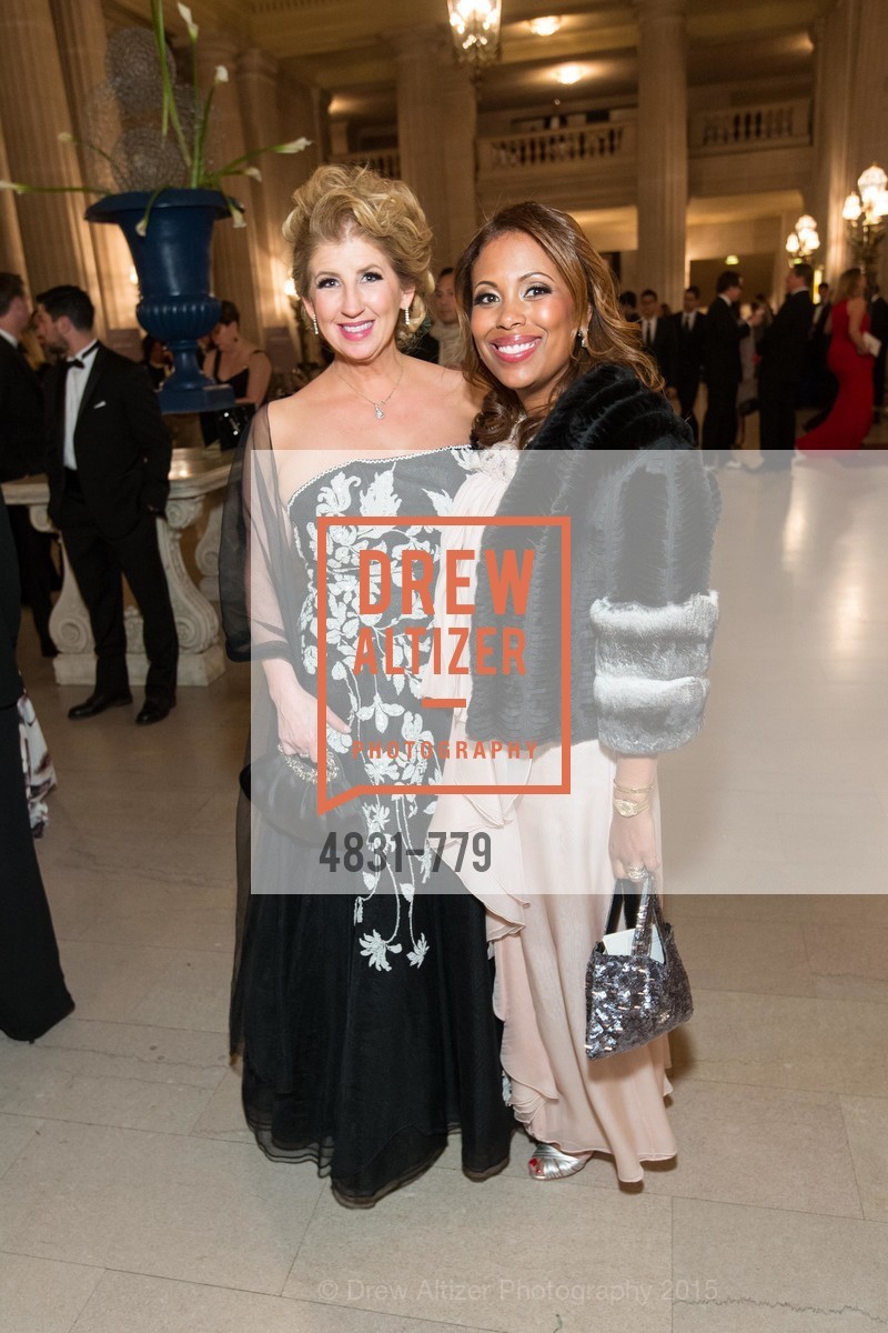 Roberta Economidis, Laura Miller, San Francisco Ballet 2015 Opening Night Gala, San Francisco City Hall. 1 Dr Carlton B Goodlett Pl, January 22nd, 2015, Photo #4831-779 Roberta Economidis, Laura Miller, Photo #4831-779