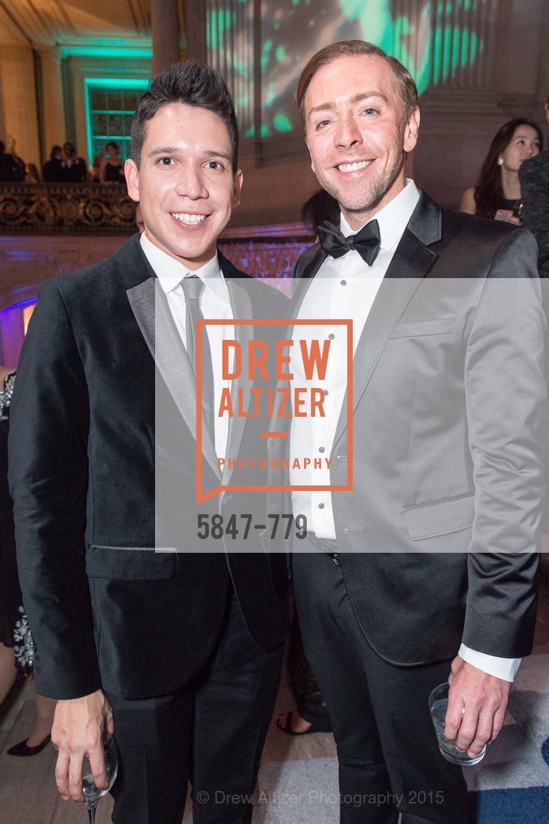 Nicholas Gonzalez, Mark Rhoades, San Francisco Ballet 2015 Opening Night Gala, San Francisco City Hall. 1 Dr Carlton B Goodlett Pl, January 22nd, 2015, Photo #5847-779 Nicholas Gonzalez, Mark Rhoades, Photo #5847-779