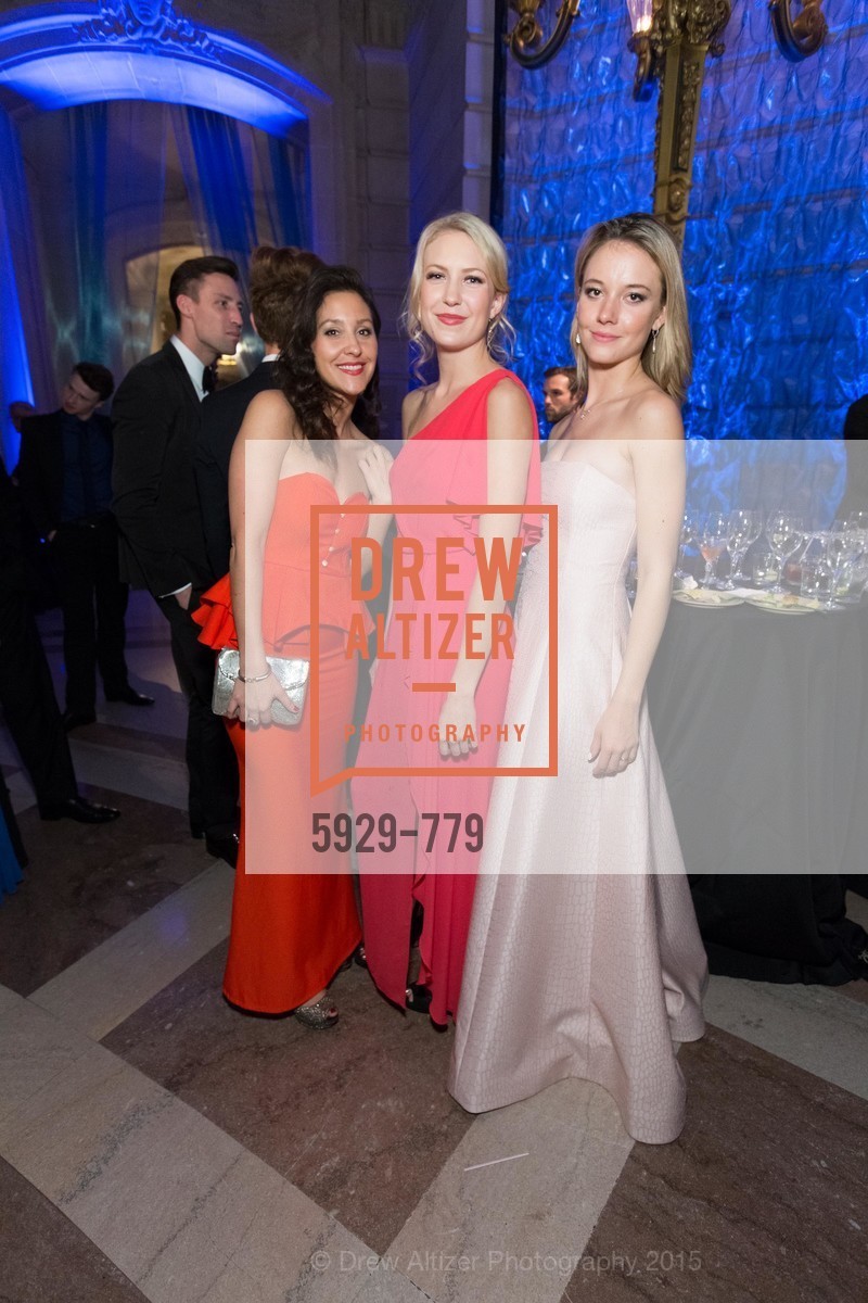 Erica Stakutis, Madeline Houk, Madison McDonough, San Francisco Ballet 2015 Opening Night Gala, San Francisco City Hall. 1 Dr Carlton B Goodlett Pl, January 22nd, 2015,Drew Altizer, Drew Altizer Photography, full-service agency, private events, San Francisco photographer, photographer california
