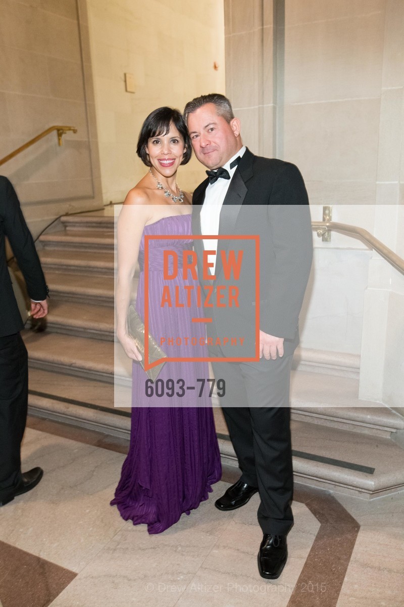 Lisa Maldonado, Chris Hyland, San Francisco Ballet 2015 Opening Night Gala, San Francisco City Hall. 1 Dr Carlton B Goodlett Pl, January 22nd, 2015, Photo #6093-779 Lisa Maldonado, Chris Hyland, Photo #6093-779