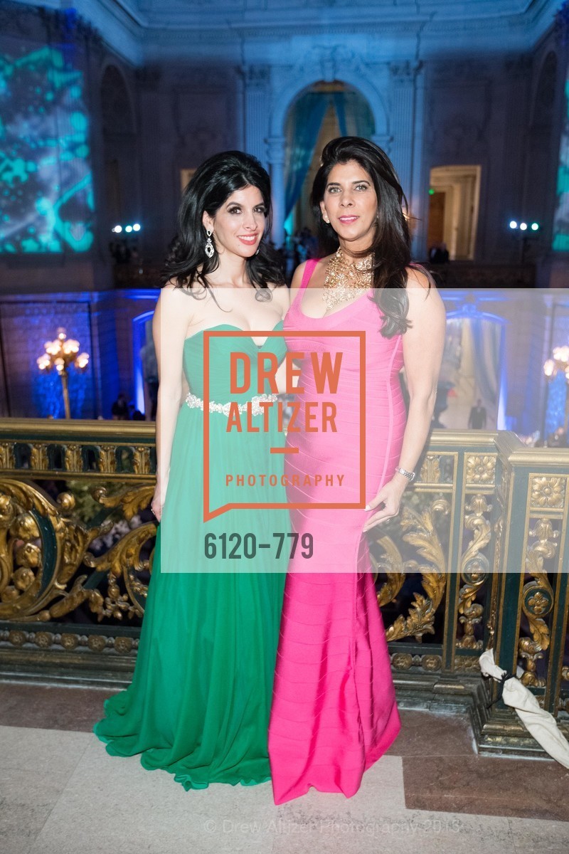 Veronica Rivas-Tramontozzi, Sujata Pherwani, San Francisco Ballet 2015 Opening Night Gala, San Francisco City Hall. 1 Dr Carlton B Goodlett Pl, January 22nd, 2015, Photo #6120-779 Veronica Rivas-Tramontozzi, Sujata Pherwani, Photo #6120-779
