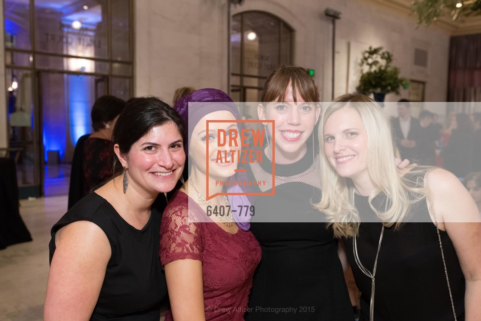Marina Boezska, Carly Severn, Lauren White, Kate Wilkinson, San Francisco Ballet 2015 Opening Night Gala, San Francisco City Hall. 1 Dr Carlton B Goodlett Pl, January 22nd, 2015, Photo #6407-779 Marina Boezska, Carly Severn, Lauren White, Kate Wilkinson, Photo #6407-779