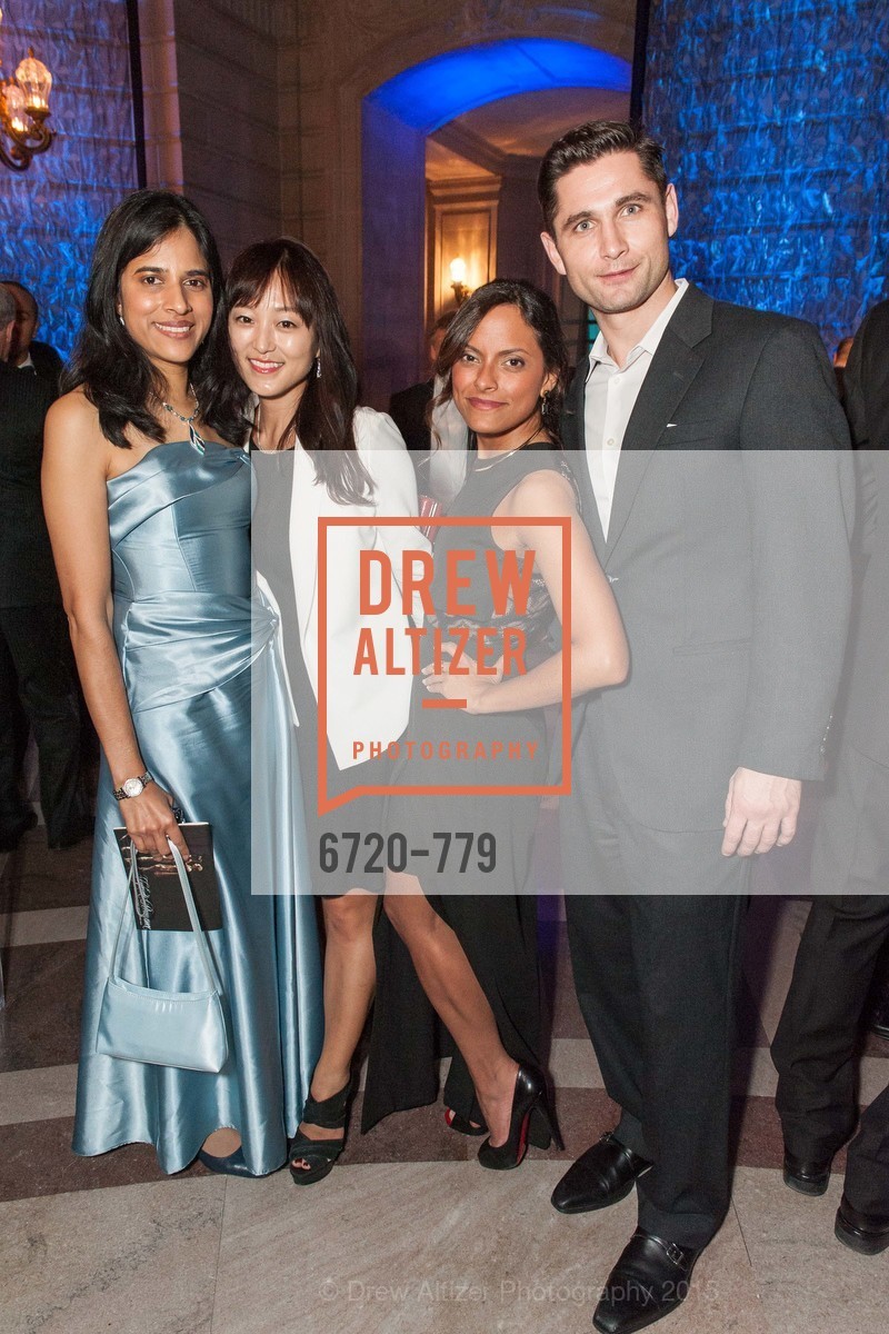 Nayana Ghanziwala, Mina Lee, Beatriz Zeno, Mike Borozzin, San Francisco Ballet 2015 Opening Night Gala, San Francisco City Hall. 1 Dr Carlton B Goodlett Pl, January 22nd, 2015,Drew Altizer, Drew Altizer Photography, full-service agency, private events, San Francisco photographer, photographer california