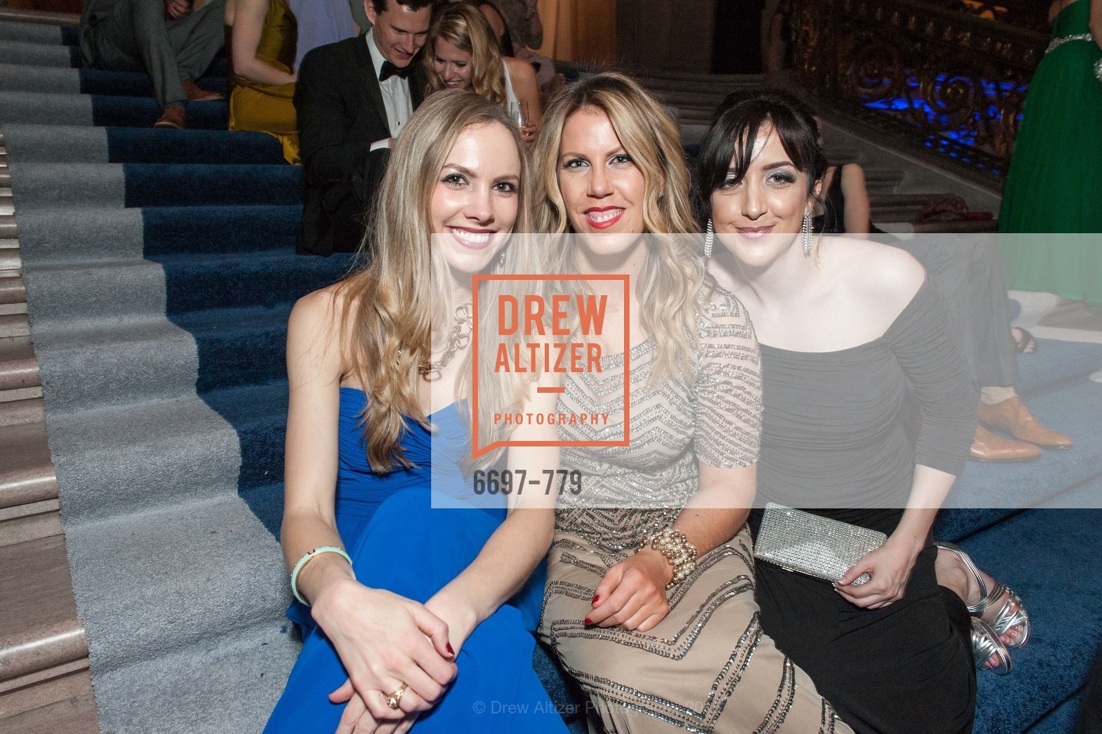 Michelle Bertino, Lauren Groff, Shannon Eling, San Francisco Ballet 2015 Opening Night Gala, San Francisco City Hall. 1 Dr Carlton B Goodlett Pl, January 22nd, 2015,Drew Altizer, Drew Altizer Photography, full-service agency, private events, San Francisco photographer, photographer california