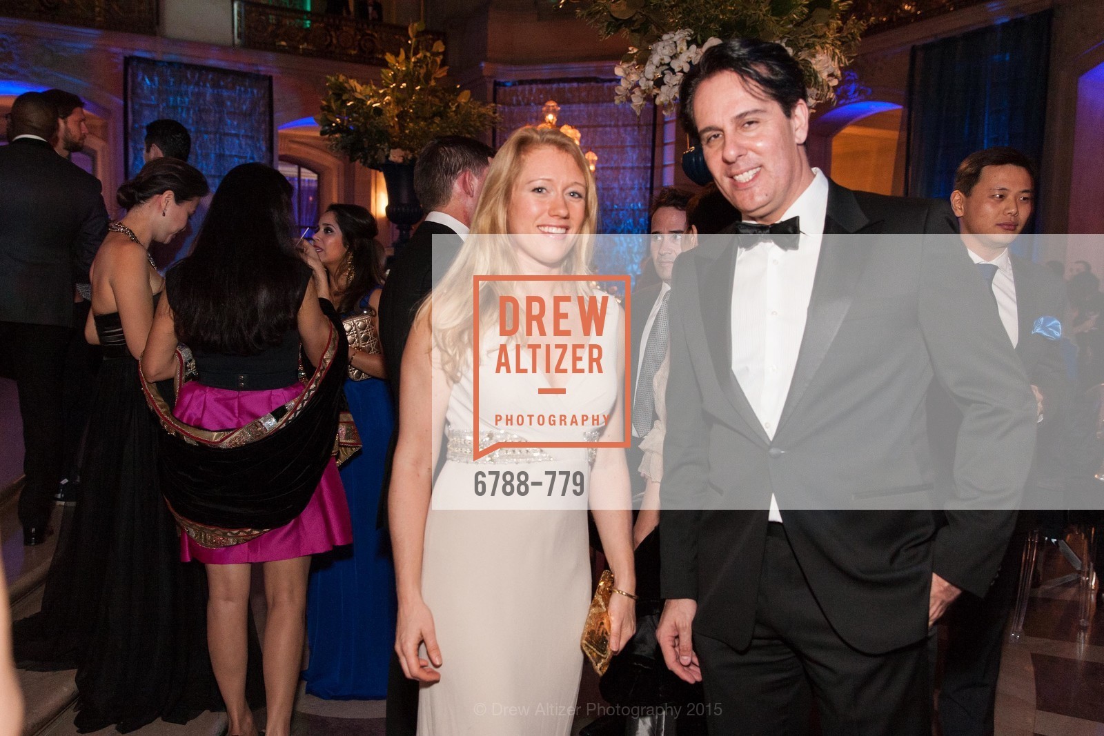 Christina Nugent, Chris Moheji, San Francisco Ballet 2015 Opening Night Gala, San Francisco City Hall. 1 Dr Carlton B Goodlett Pl, January 22nd, 2015, Photo #6788-779 Christina Nugent, Chris Moheji, Photo #6788-779