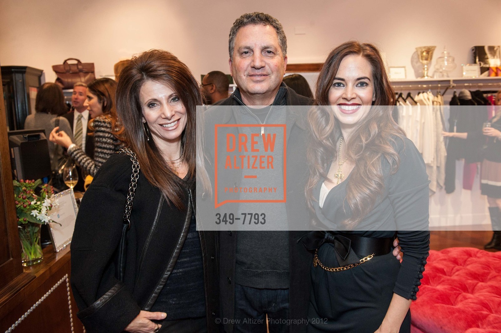 Tammy Epstein, Howard Epstein, Rachel Clinnick, PHILANTHROPIST Hosts Reception Benefitting College Track, US, December 5th, 2012, Photo #349-7793 Tammy Epstein, Howard Epstein, Rachel Clinnick, Photo #349-7793