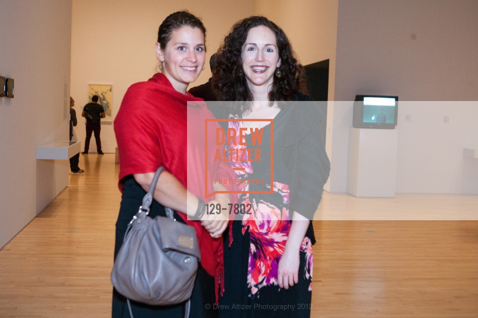 Lisa Sutcliffe, Amanda Glesmann, Six Lines of Flight Opening Reception at SFMOMA, SFMOMA. 151 Third Street, September 14th, 2012, Photo #129-7802 Lisa Sutcliffe, Amanda Glesmann, Photo #129-7802