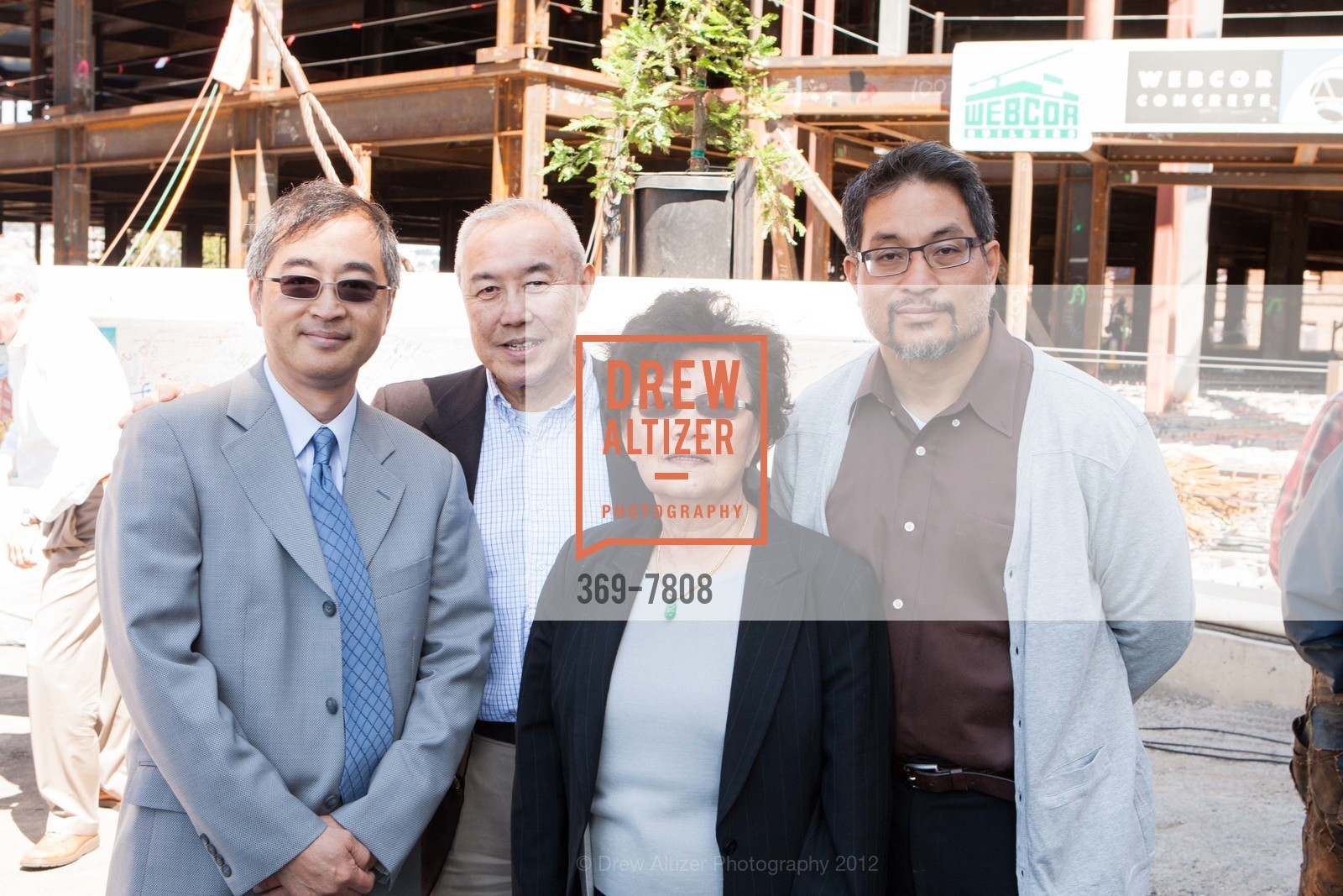 Eric Ko, David Fong, Chiu Lin Tse-Chan, Paolo Diaz, SAN FRANCISCO GENERAL HOSPITAL AND TRAUMA CENTER REBUILD Topping Out Ceremony, US, June 5th, 2012, Photo #369-7808 Eric Ko, David Fong, Chiu Lin Tse-Chan, Paolo Diaz, Photo #369-7808