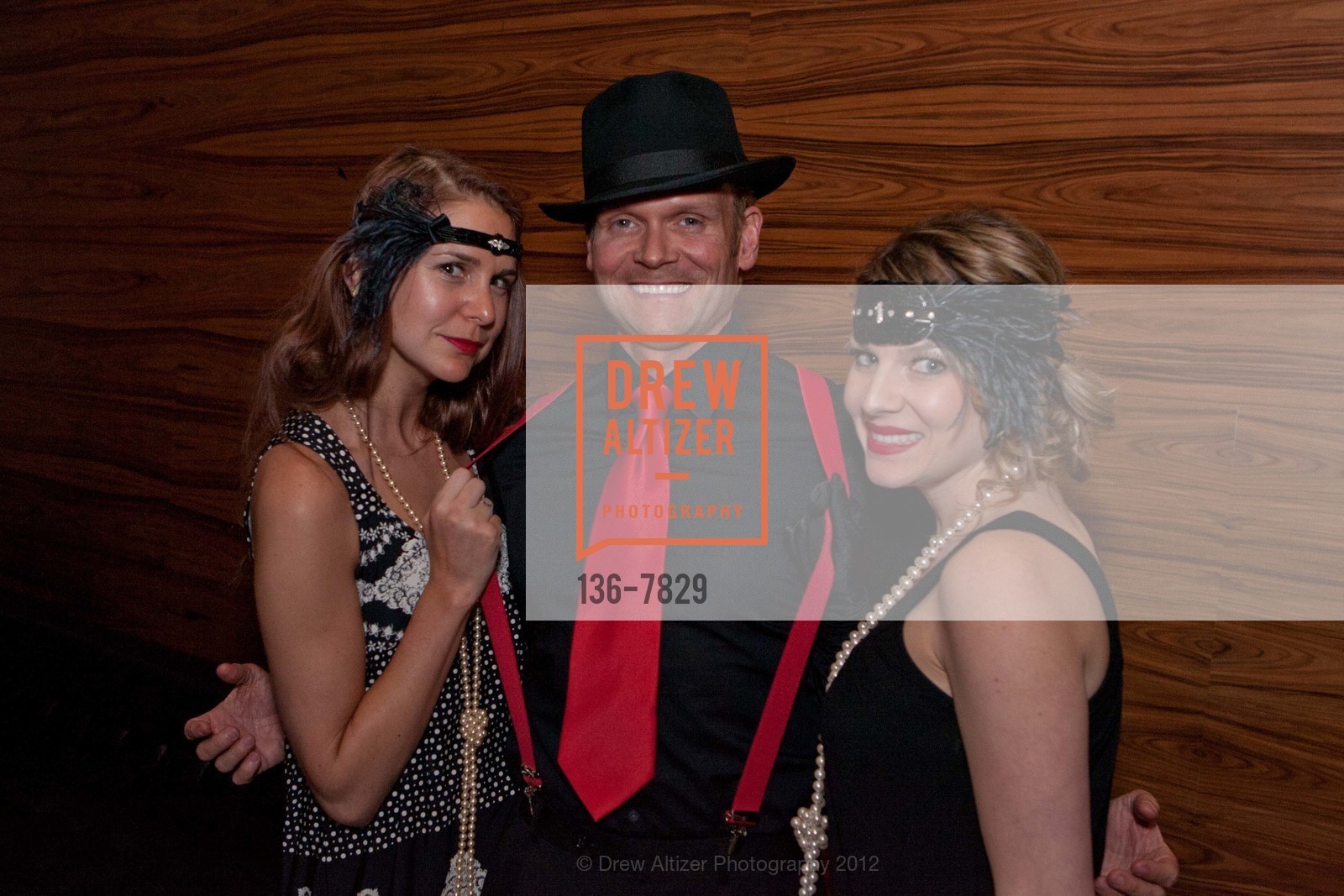 Tamara Rosenbaum, Damien Berkhaug, Mira Hammond, SPINSTERS Event: Great Gatsby, US, February 9th, 2012, Photo #136-7829 Tamara Rosenbaum, Damien Berkhaug, Mira Hammond, Photo #136-7829