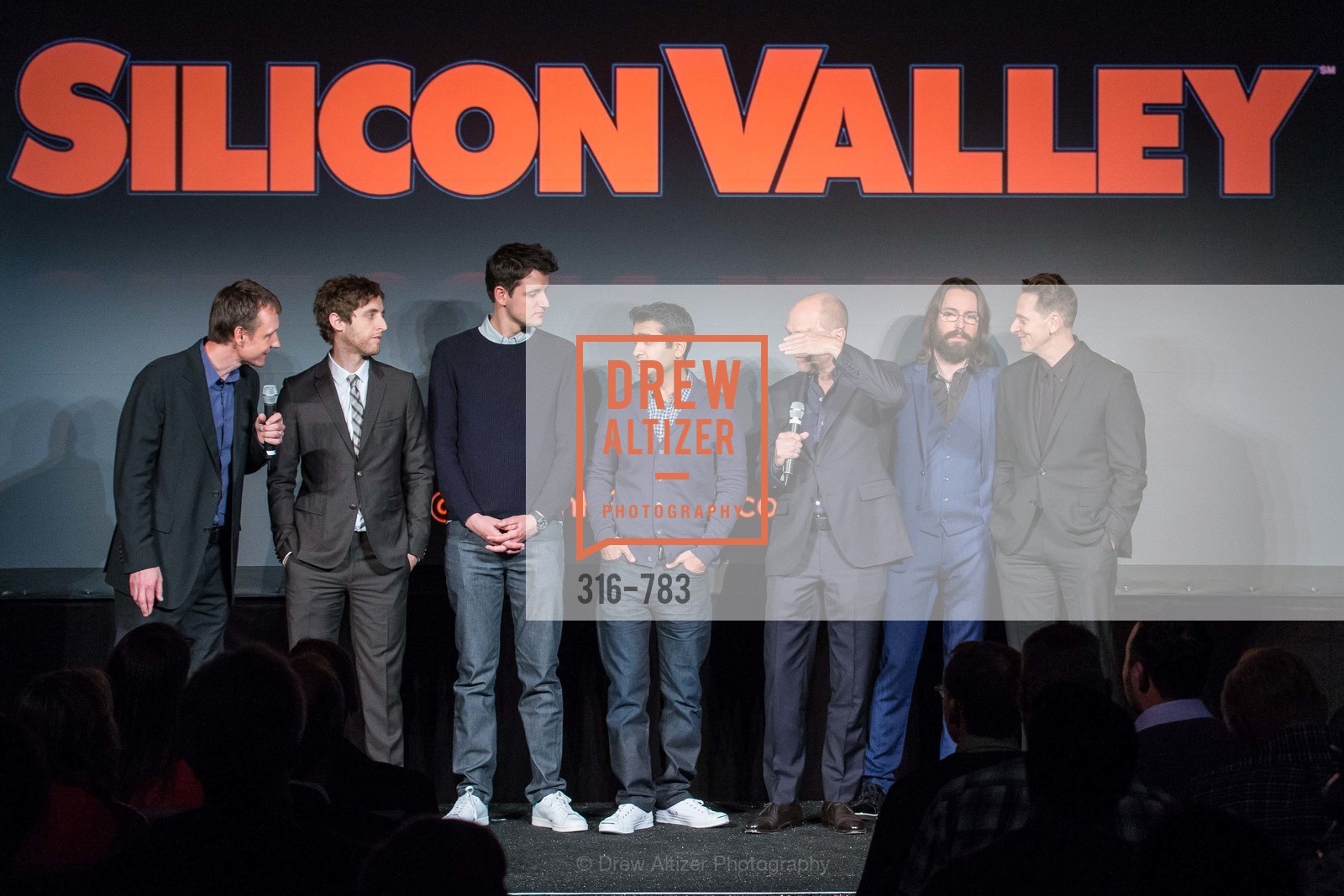 Alec Berg, Thomas Middleditch, Zach Woods, Kumail Nanjiani, Mike Judge, Martin Starr, Matt Ross, HBO'S SILICON VALLEY San Francisco Screening, US, April 9th, 2015,Drew Altizer, Drew Altizer Photography, full-service agency, private events, San Francisco photographer, photographer california