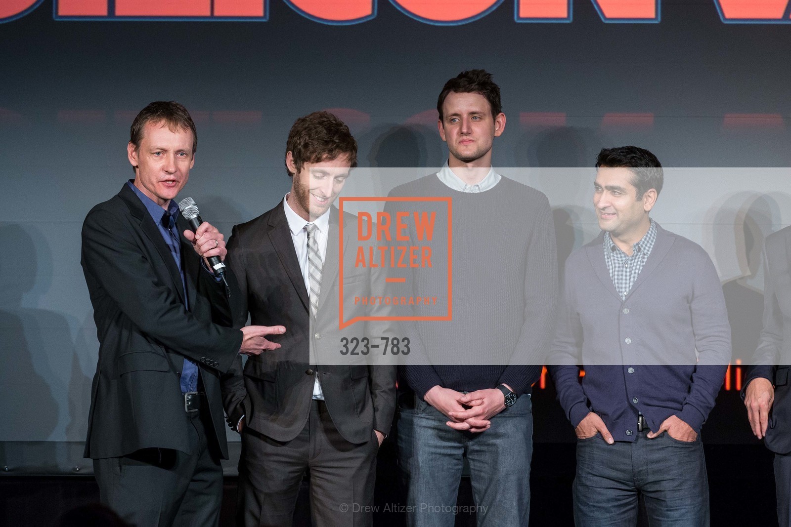 Alec Berg, Thomas Middleditch, Zach Woods, Kumail Nanjiani, HBO'S SILICON VALLEY San Francisco Screening, US, April 9th, 2015,Drew Altizer, Drew Altizer Photography, full-service agency, private events, San Francisco photographer, photographer california