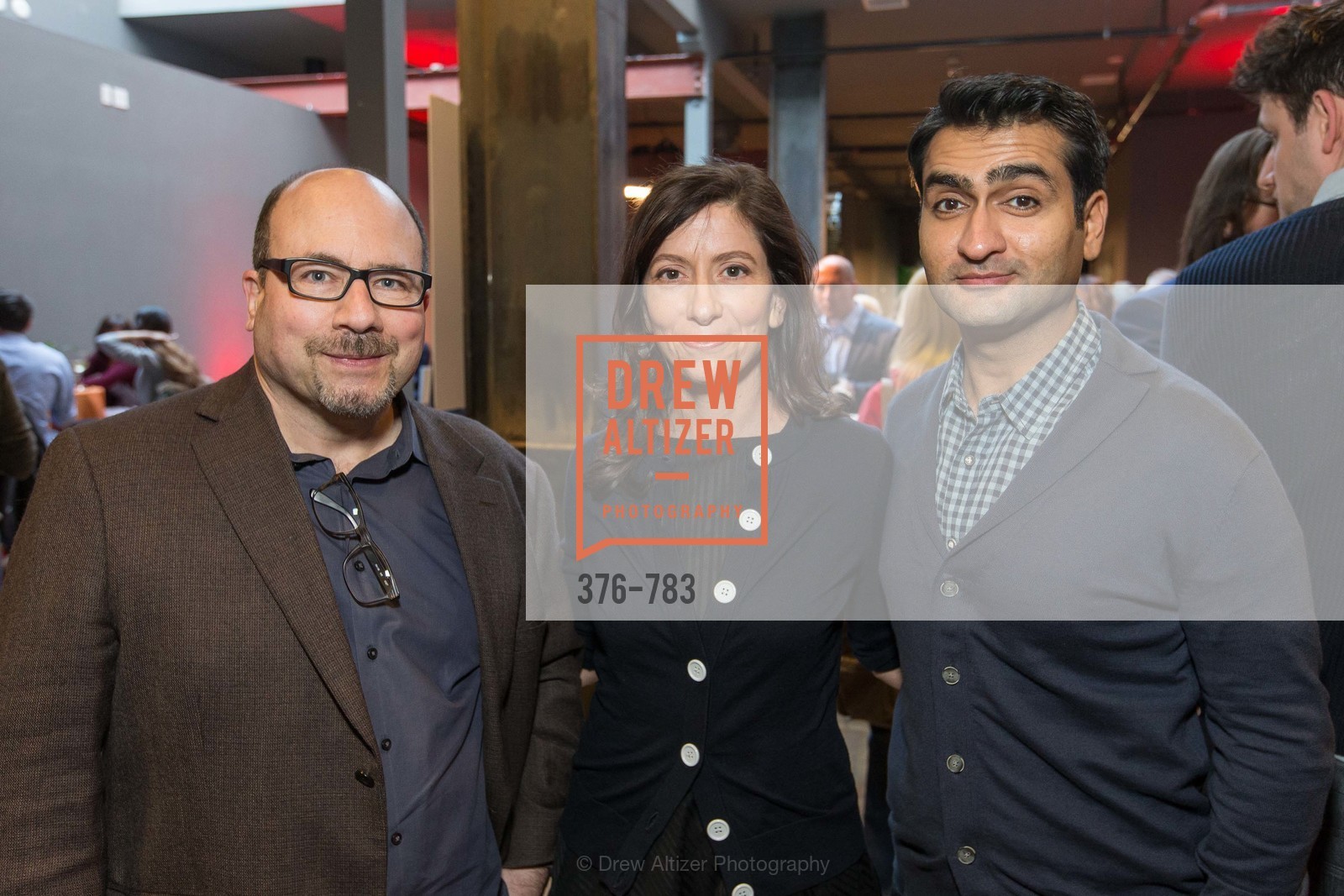 Craig Newmark, Eileen Newmark, Kumail Nanjiani, HBO'S SILICON VALLEY San Francisco Screening, US, April 9th, 2015,Drew Altizer, Drew Altizer Photography, full-service agency, private events, San Francisco photographer, photographer california