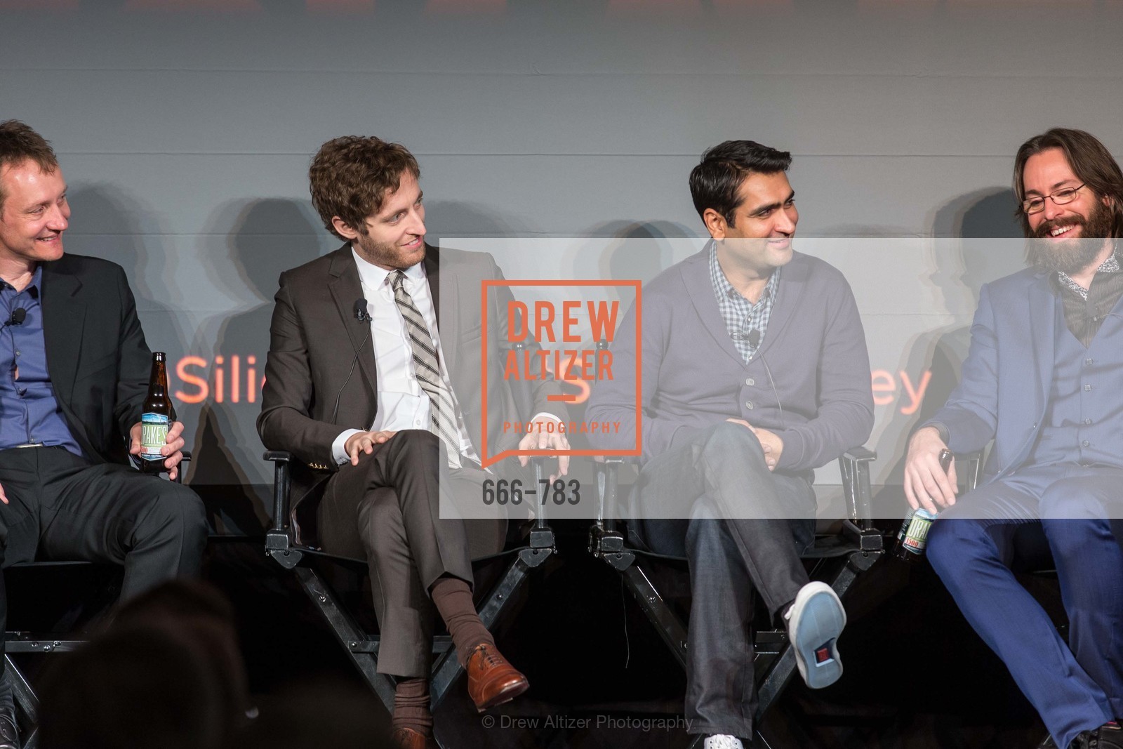 Alec Berg, Thomas Middleditch, Kumail Nanjiani, Martin Starr, HBO'S SILICON VALLEY San Francisco Screening, US, April 9th, 2015,Drew Altizer, Drew Altizer Photography, full-service event agency, private events, San Francisco photographer, photographer California