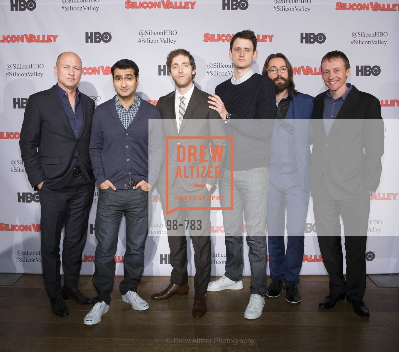 Mike Judge, Kumail Nanjiani, Thomas Middleditch, Zach Woods, Martin Starr, Alec Berg, HBO'S SILICON VALLEY San Francisco Screening, US, April 9th, 2015,Drew Altizer, Drew Altizer Photography, full-service agency, private events, San Francisco photographer, photographer california