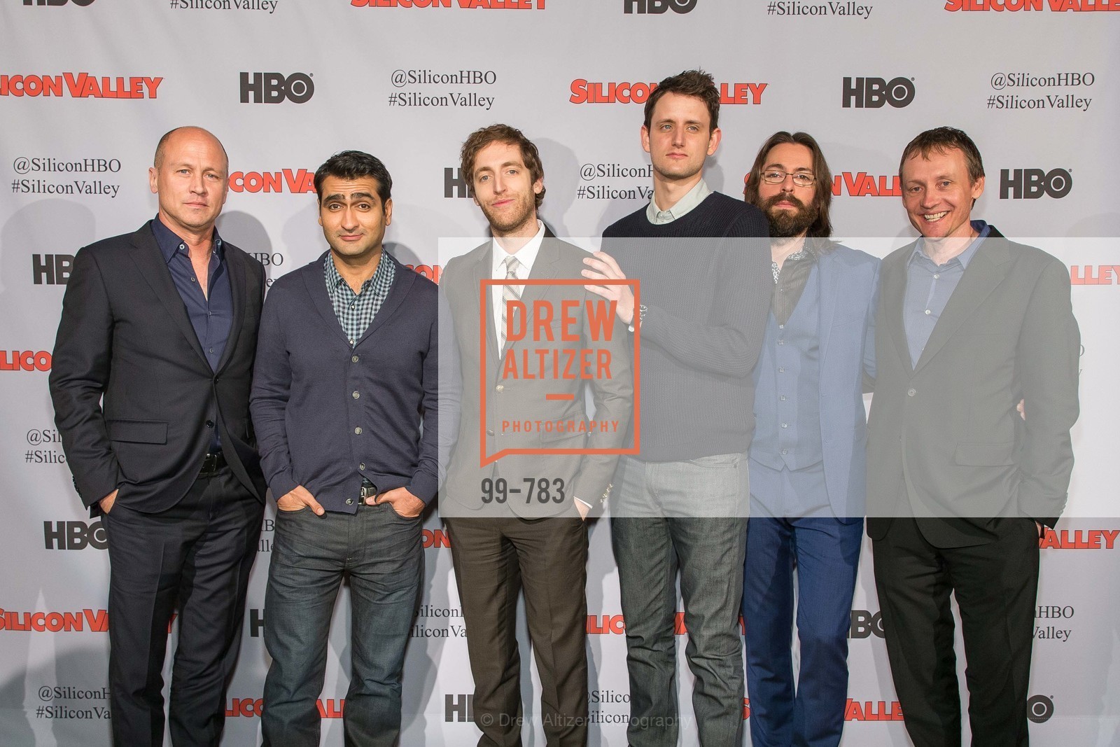 Mike Judge, Kumail Nanjiani, Thomas Middleditch, Zach Woods, Martin Starr, Alec Berg, HBO'S SILICON VALLEY San Francisco Screening, US, April 9th, 2015,Drew Altizer, Drew Altizer Photography, full-service agency, private events, San Francisco photographer, photographer california