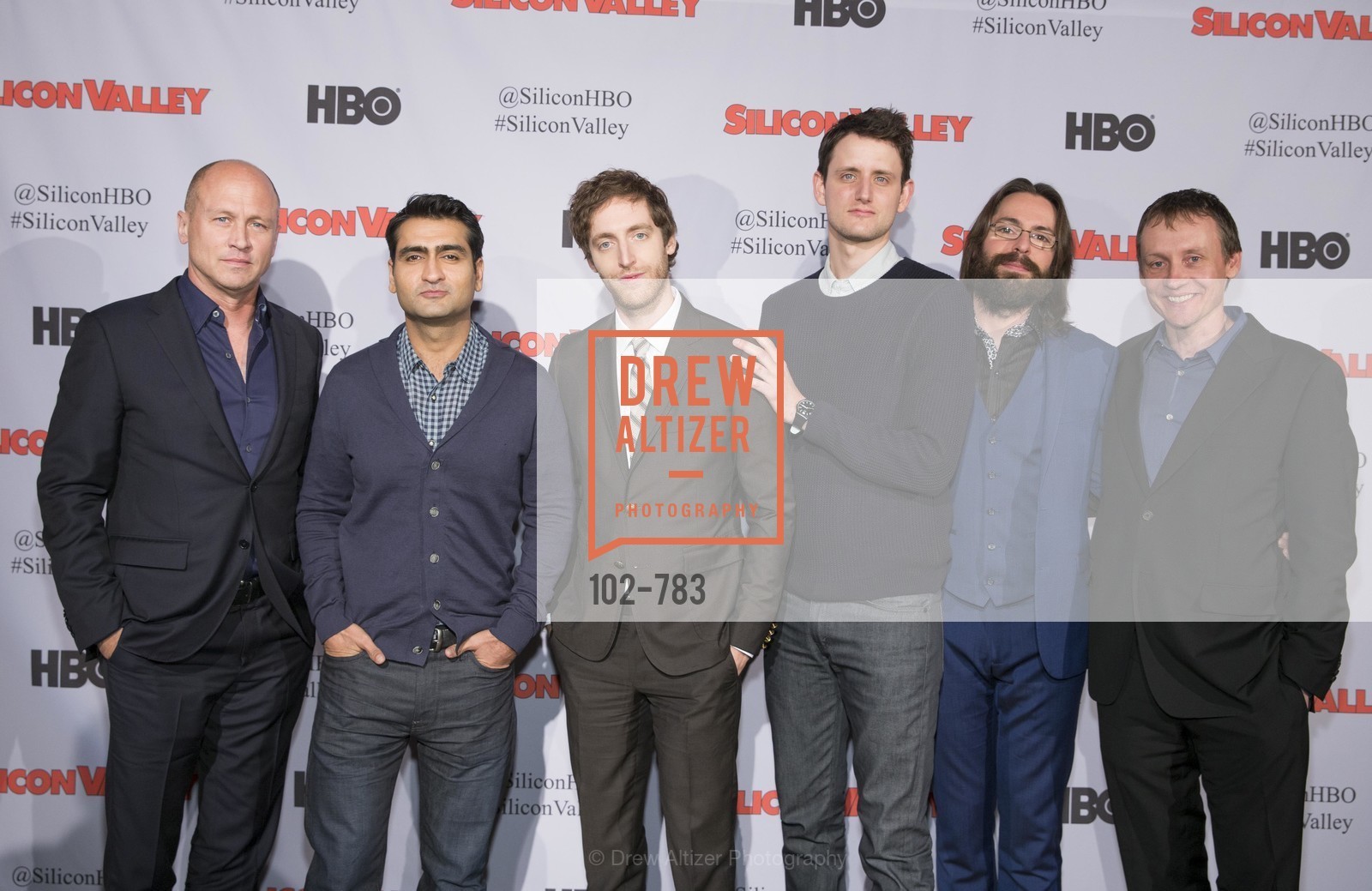 Mike Judge, Kumail Nanjiani, Thomas Middleditch, Zach Woods, Martin Starr, Alec Berg, HBO'S SILICON VALLEY San Francisco Screening, US, April 9th, 2015,Drew Altizer, Drew Altizer Photography, full-service agency, private events, San Francisco photographer, photographer california