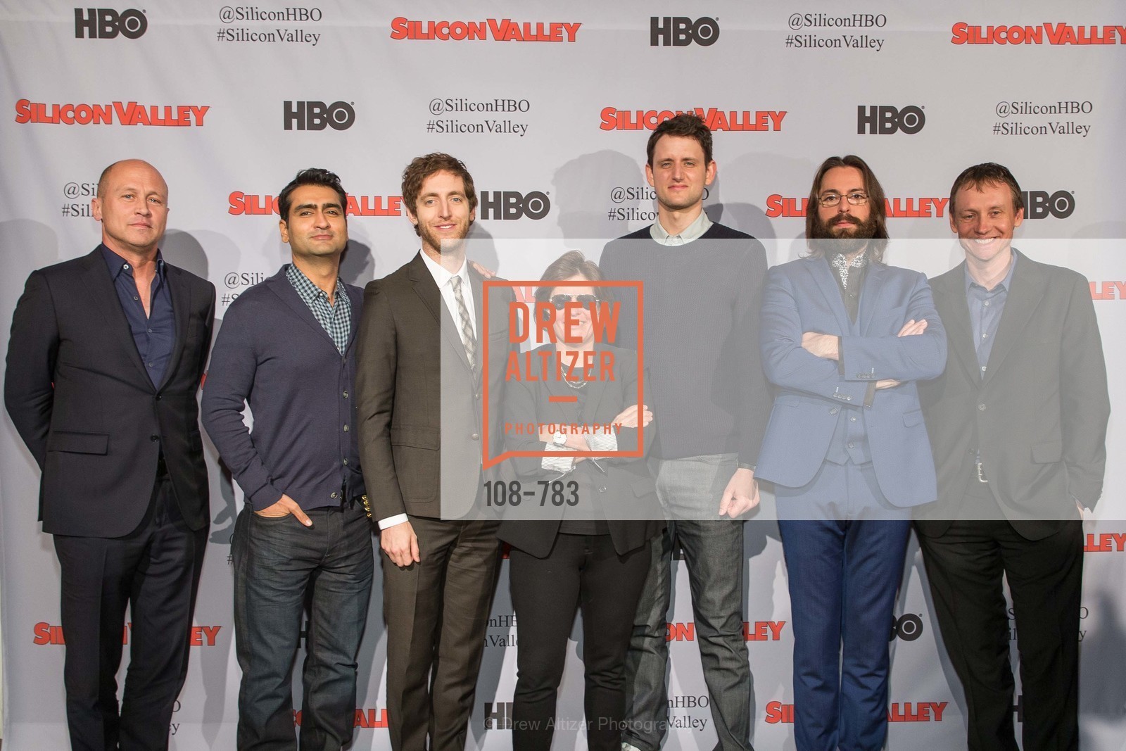 Mike Judge, Kumail Nanjiani, Thomas Middleditch, Kara Swisher, Zach Woods, Martin Starr, Alec Berg, HBO'S SILICON VALLEY San Francisco Screening, US, April 9th, 2015,Drew Altizer, Drew Altizer Photography, full-service agency, private events, San Francisco photographer, photographer california