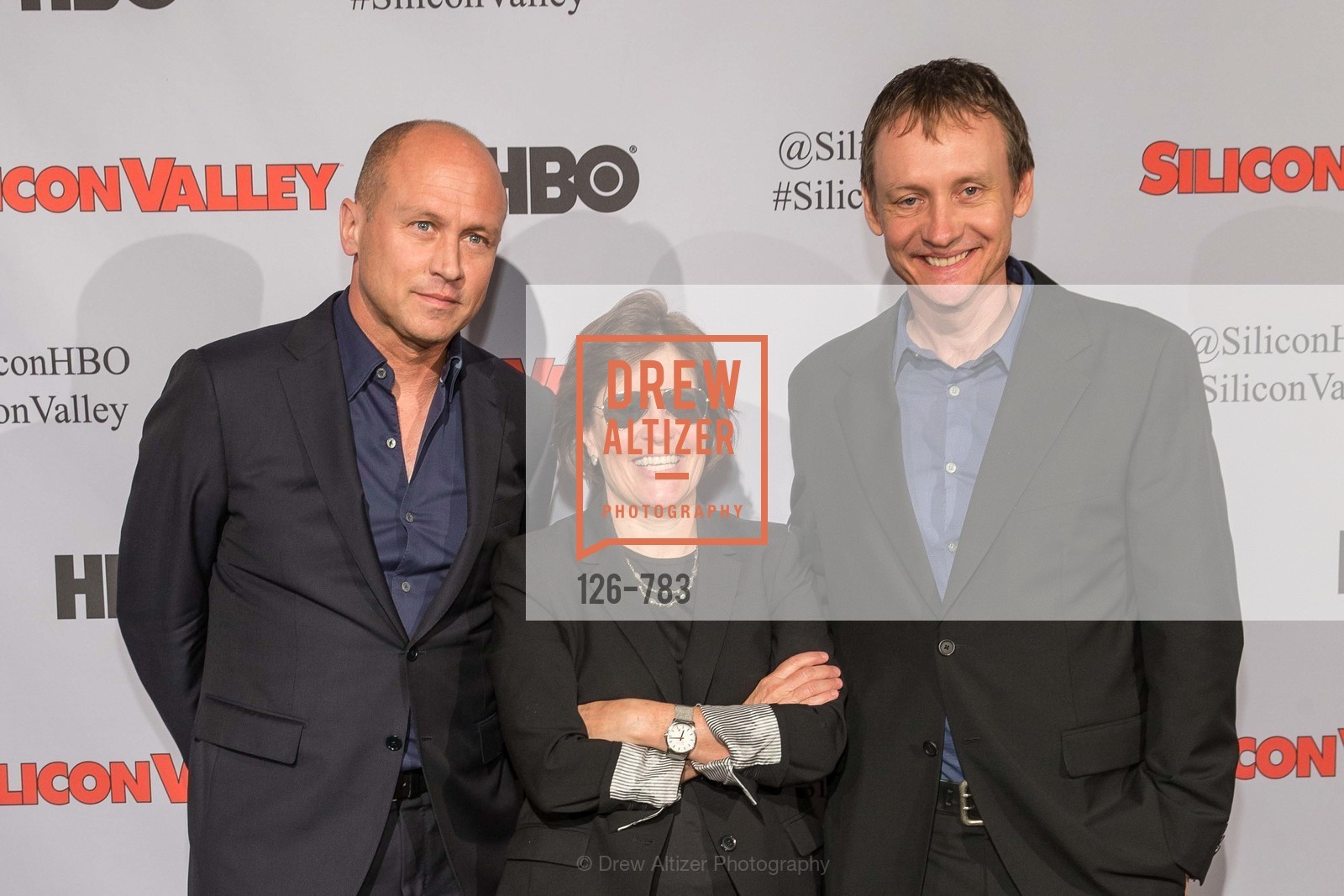 Mike Judge, Kara Swisher, Alec Berg, HBO'S SILICON VALLEY San Francisco Screening, US, April 9th, 2015,Drew Altizer, Drew Altizer Photography, full-service agency, private events, San Francisco photographer, photographer california