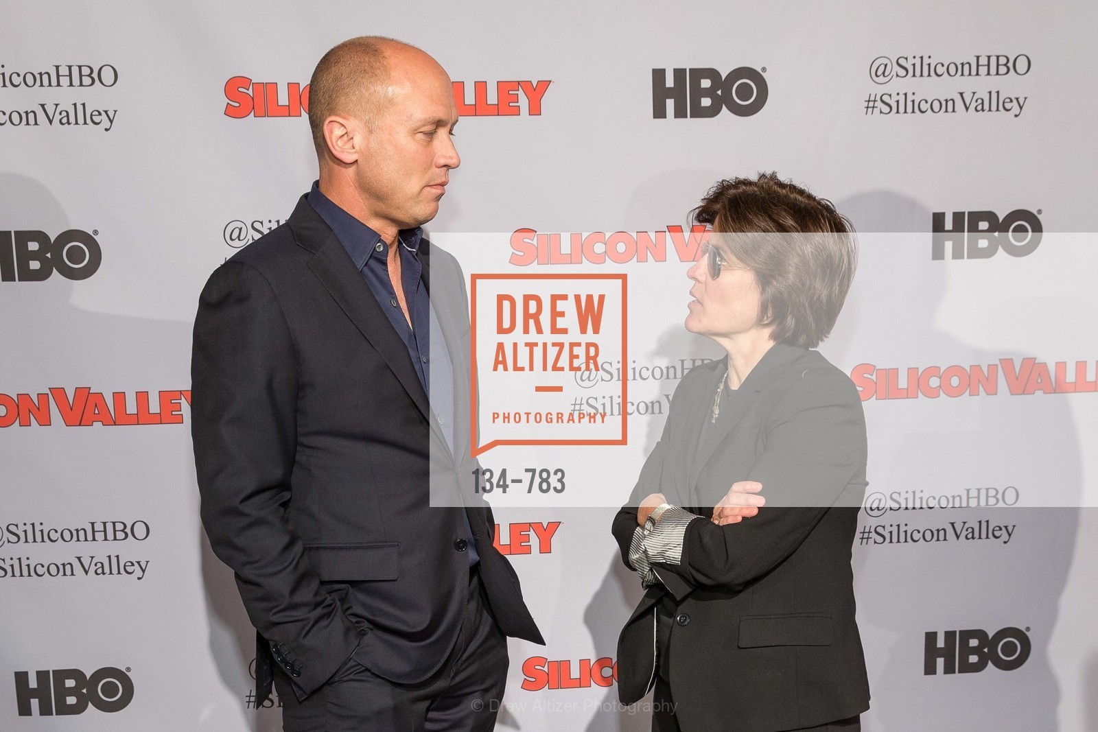 Mike Judge, Kara Swisher, HBO'S SILICON VALLEY San Francisco Screening, US, April 9th, 2015,Drew Altizer, Drew Altizer Photography, full-service agency, private events, San Francisco photographer, photographer california