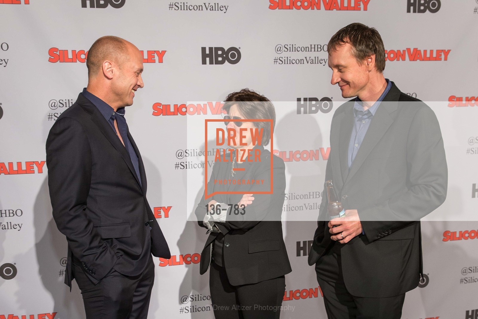 Mike Judge, Kara Swisher, Alec Berg, HBO'S SILICON VALLEY San Francisco Screening, US, April 9th, 2015,Drew Altizer, Drew Altizer Photography, full-service agency, private events, San Francisco photographer, photographer california