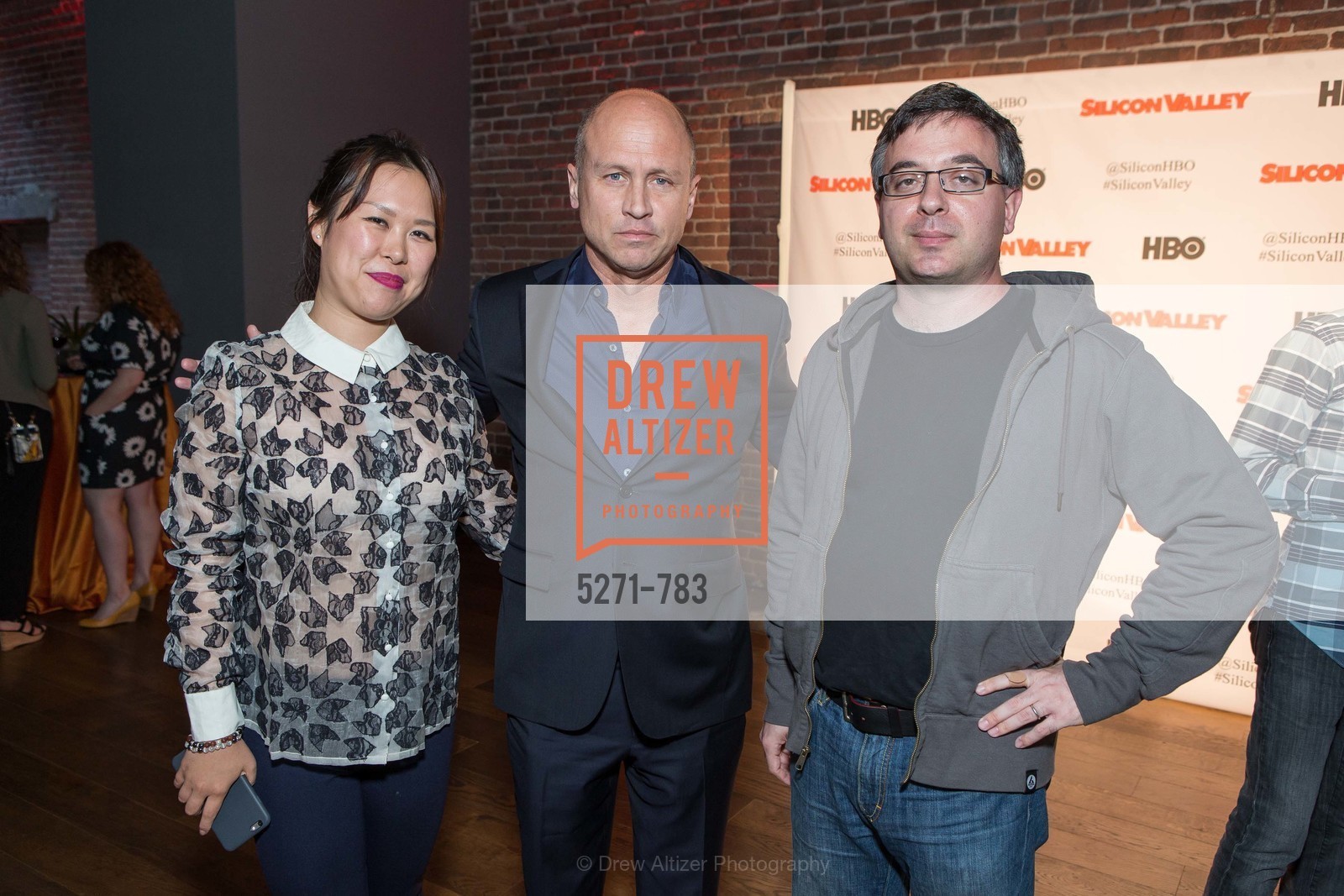 Anya Lee, Mike Judge, Joshua Schachter, HBO'S SILICON VALLEY San Francisco Screening, US, April 9th, 2015, Photo #5271-783 Anya Lee, Mike Judge, Joshua Schachter, Photo #5271-783