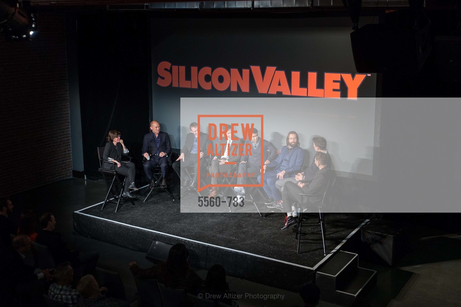 Kara Swisher, Mike Judge, Alec Berg, Thomas Middleditch, Kumail Nanjiani, Martin Starr, Zach Woods, Matt Ross, HBO'S SILICON VALLEY San Francisco Screening, US, April 9th, 2015,Drew Altizer, Drew Altizer Photography, full-service agency, private events, San Francisco photographer, photographer california